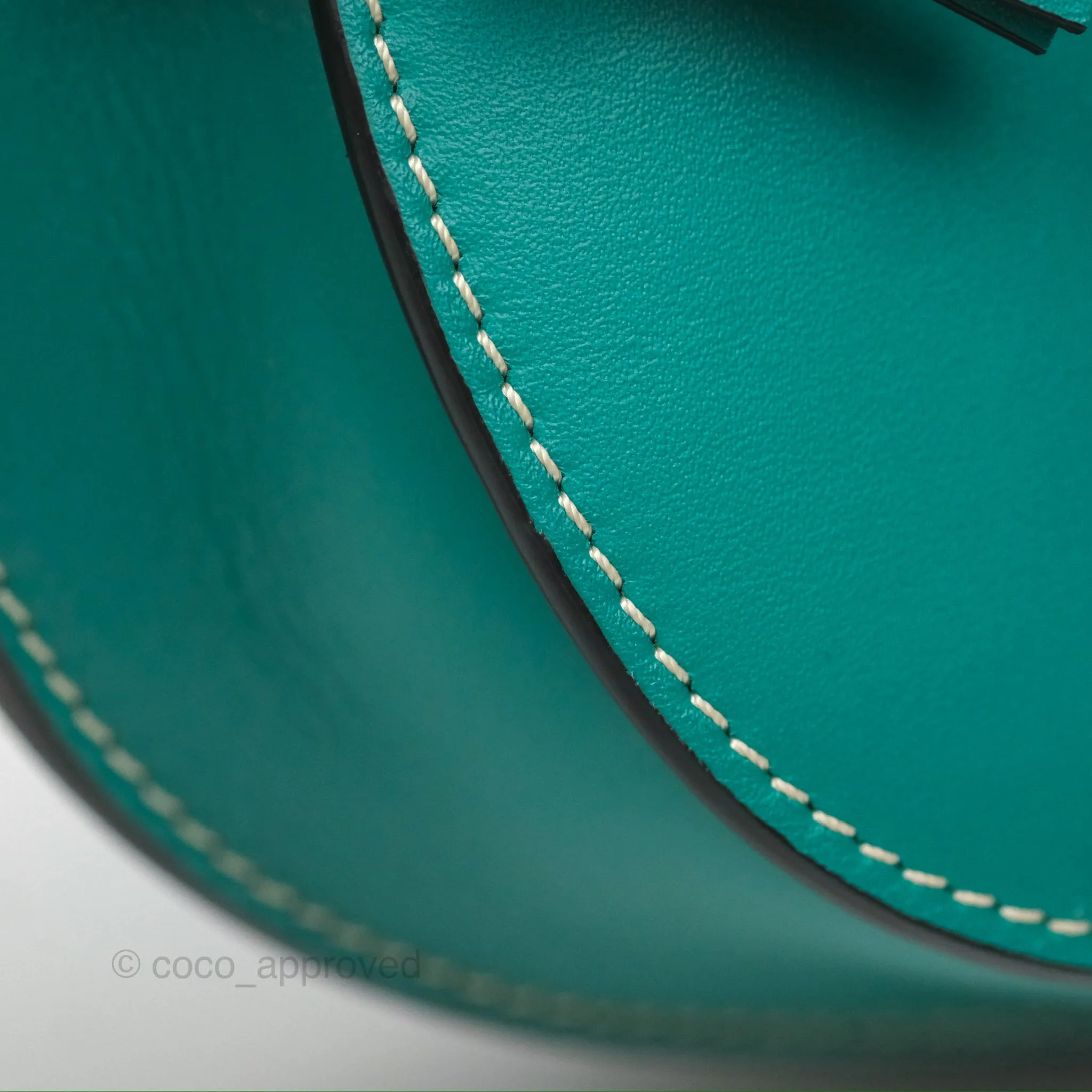 Loewe Mini Gate Belt Bag in Soft Calfskin Green