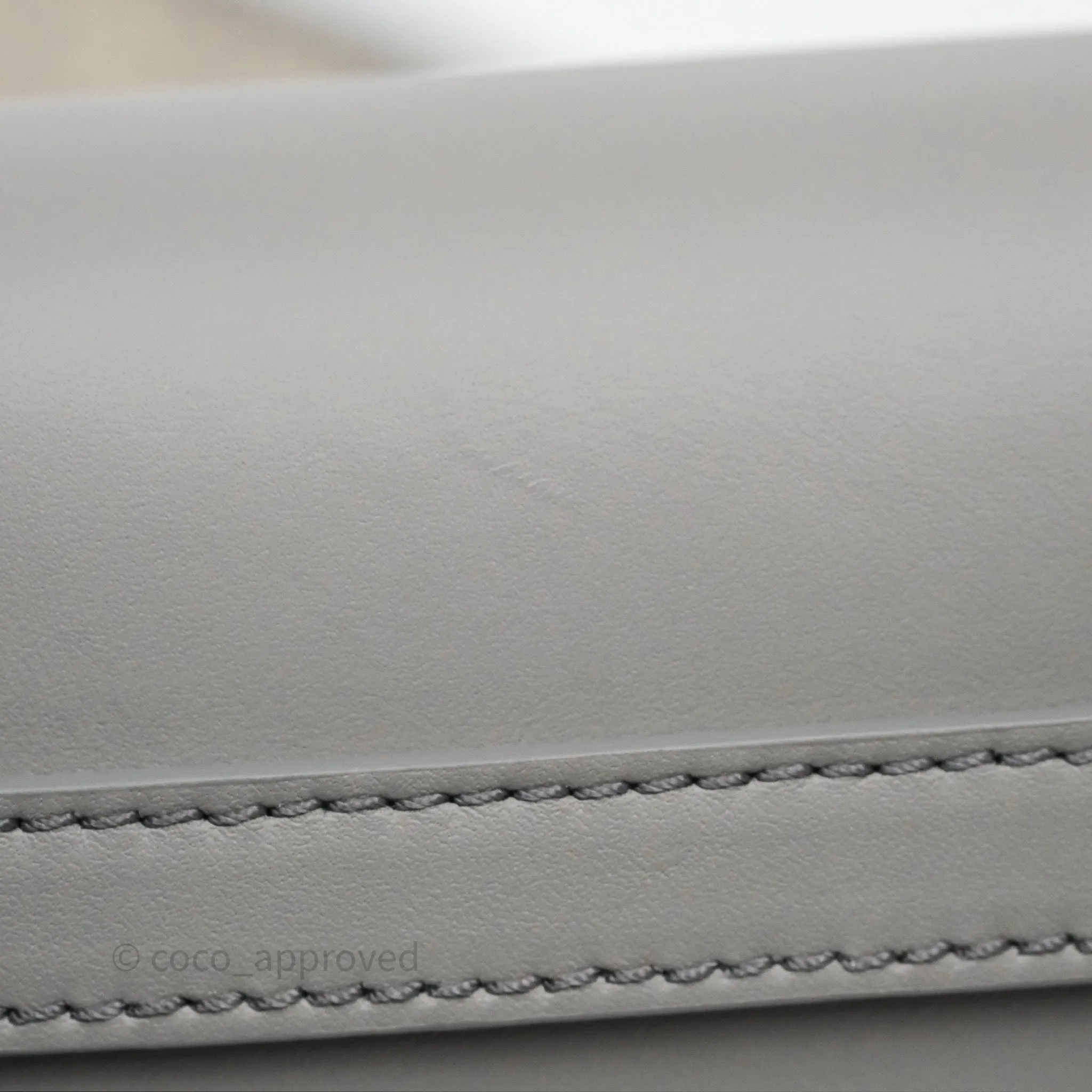 Loewe Mini Gate Dual Bag Grey Soft Calfskin Jacquard Strap