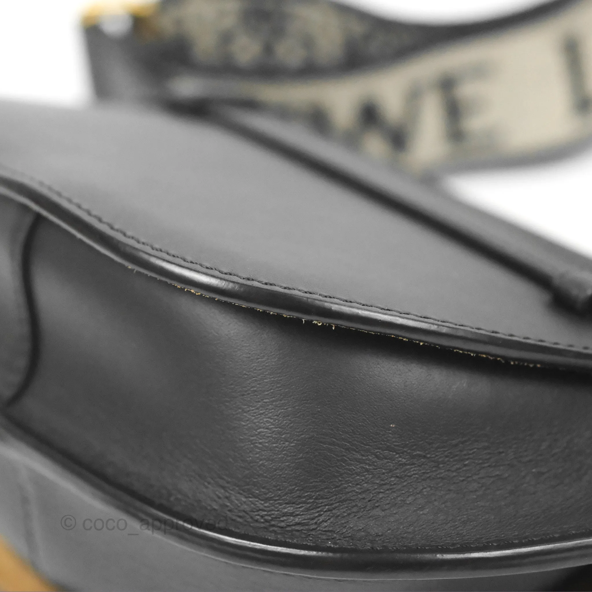 Loewe Mini Gate Dual Bag in Soft Calfskin & Jacquard Strap Black