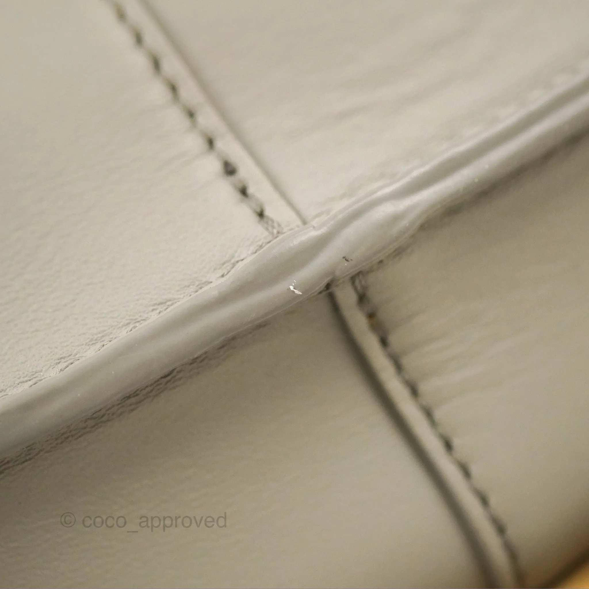 Loewe Mini Gate Dual Bag in Soft Calfskin & Jacquard Strap Light Grey