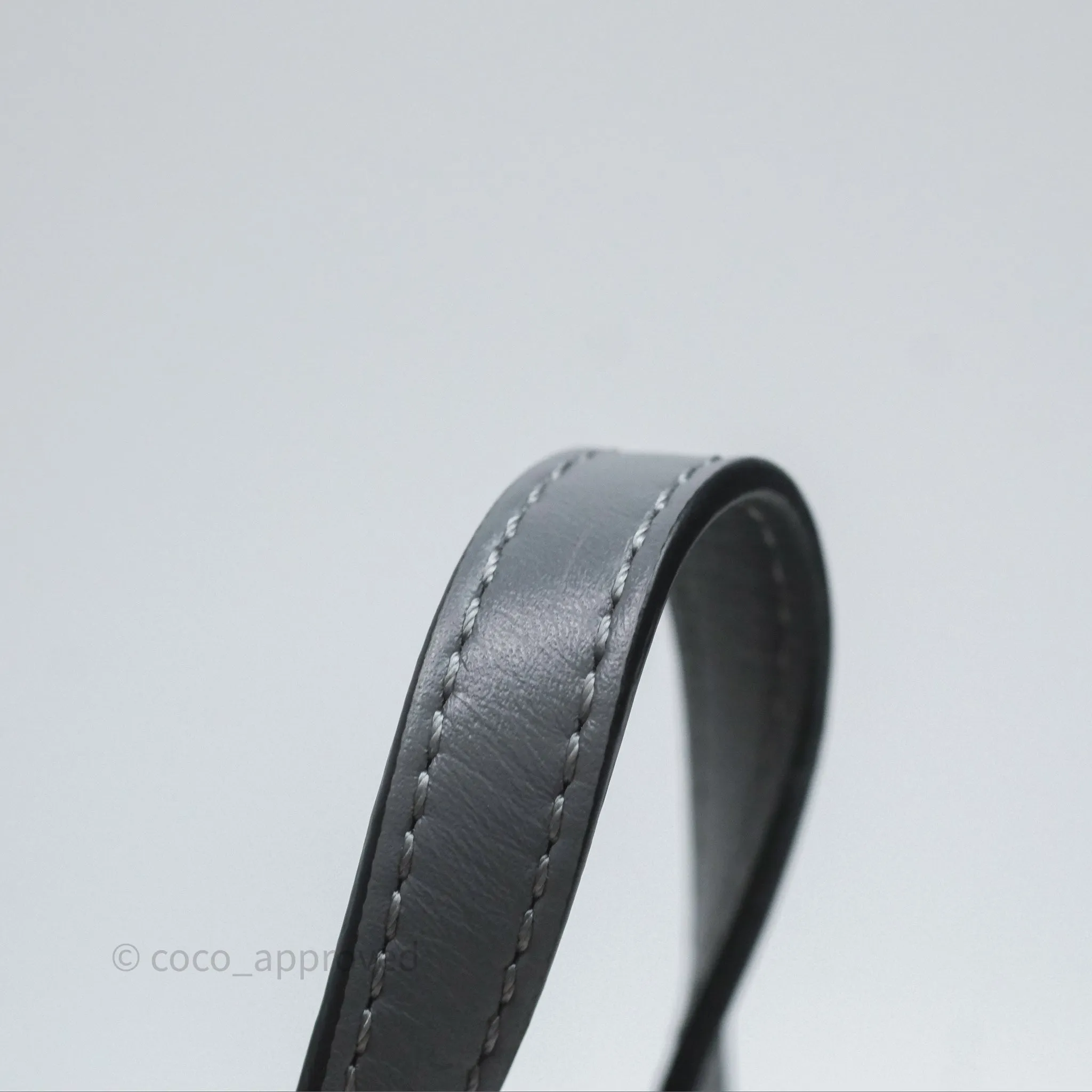 Loewe Mini Hammock Drawstring Asphalt Grey Calfskin