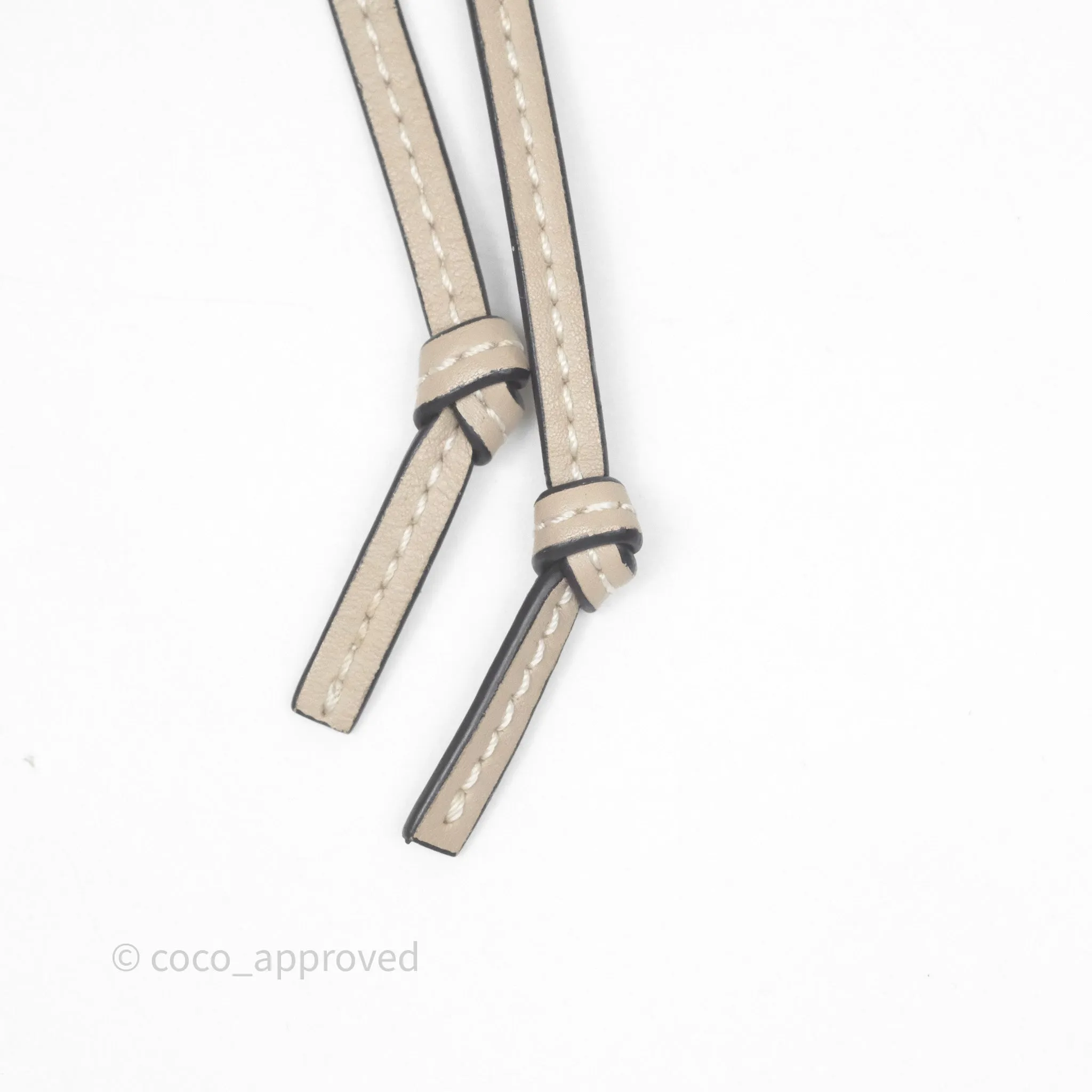 Loewe Mini Hammock Drawstring Beige Calfskin