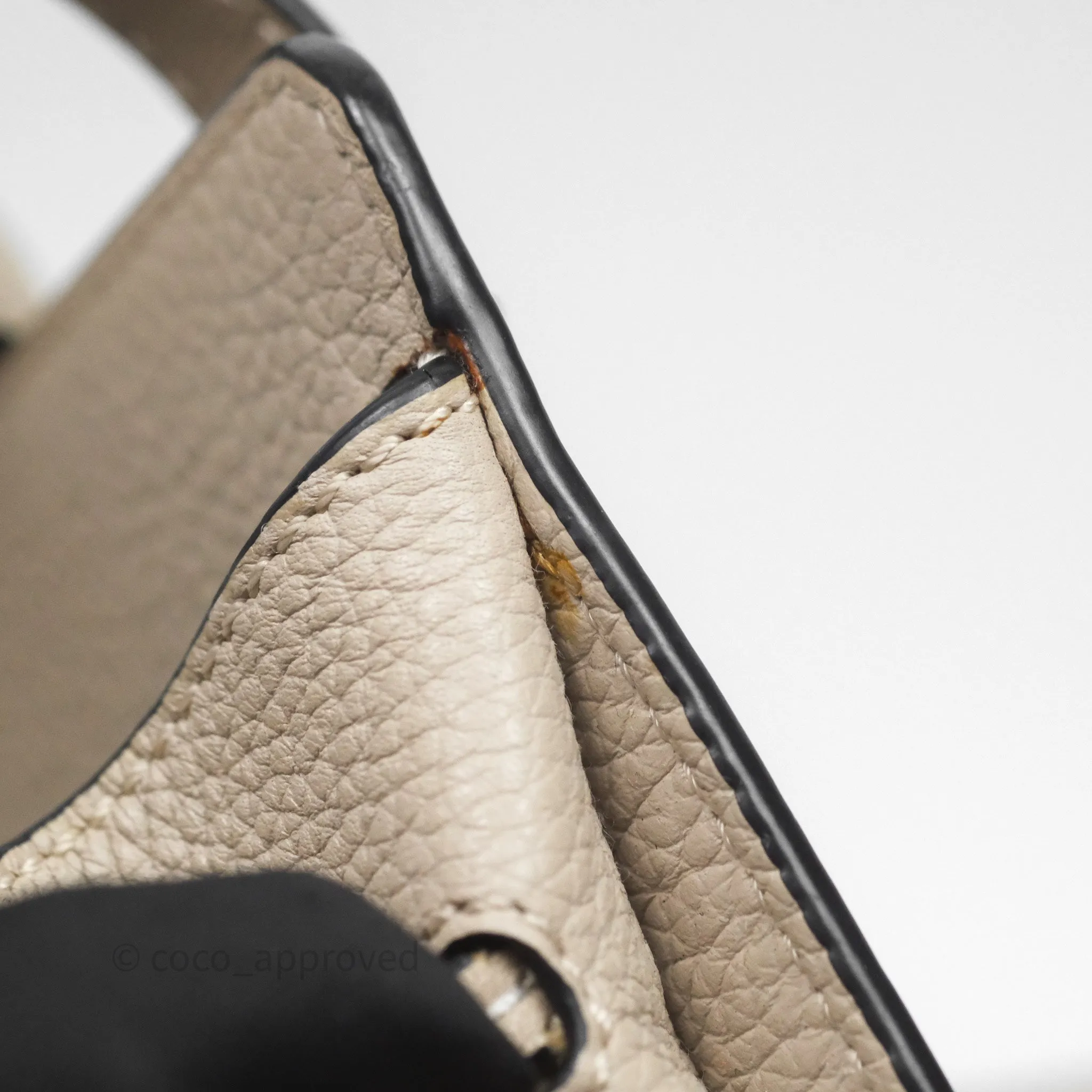 Loewe Mini Hammock Drawstring Beige Calfskin