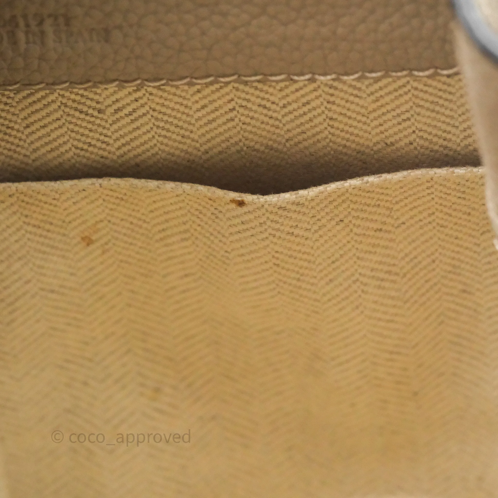 Loewe Mini Hammock Drawstring Beige Calfskin