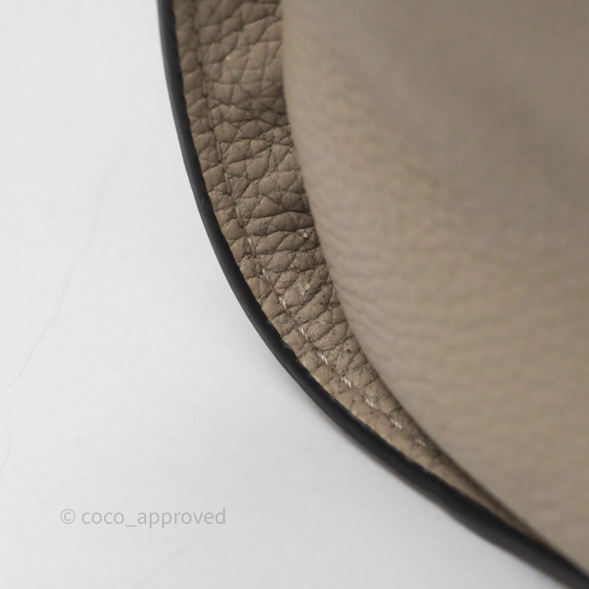Loewe Mini Hammock Drawstring Beige Calfskin