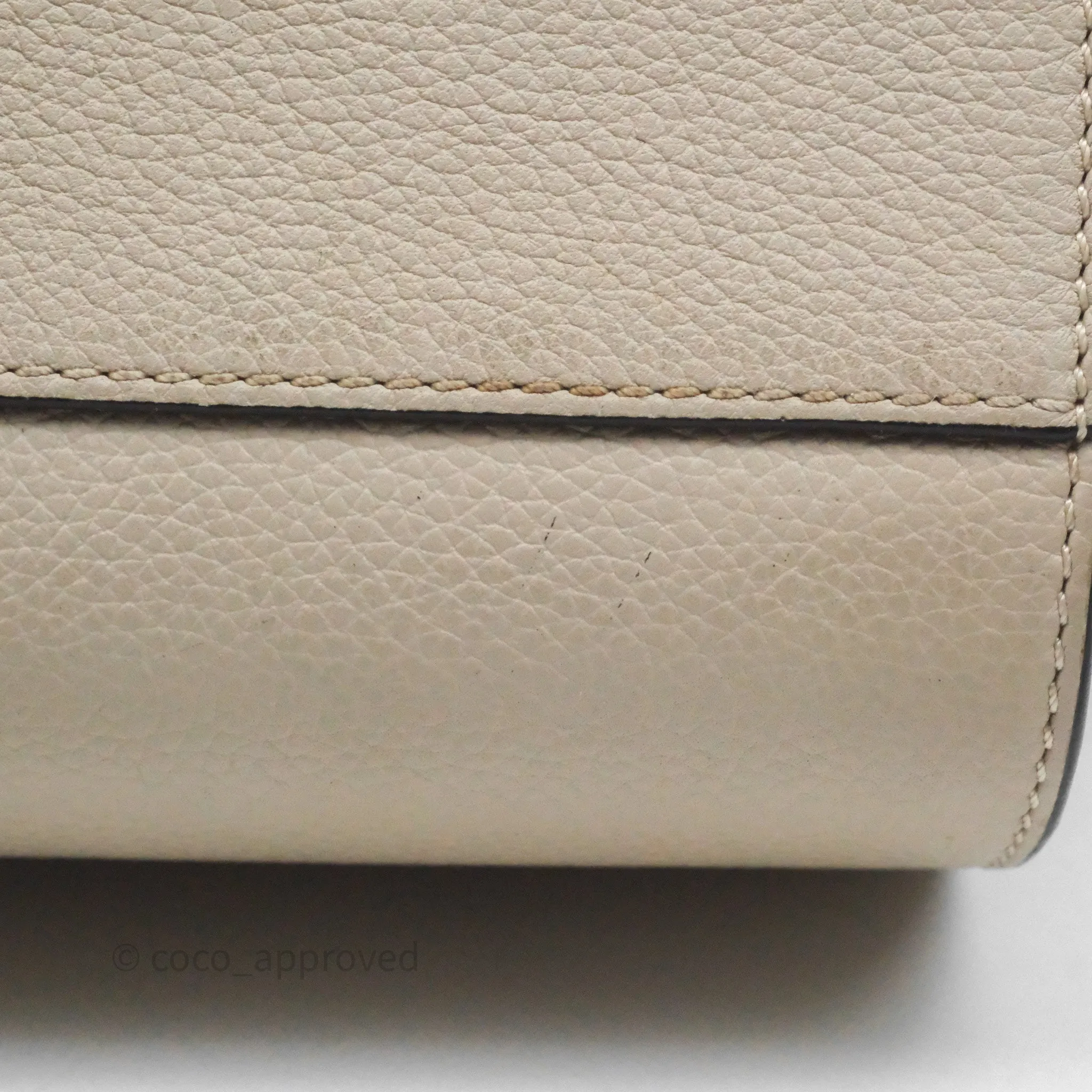 Loewe Mini Hammock Drawstring Beige Calfskin
