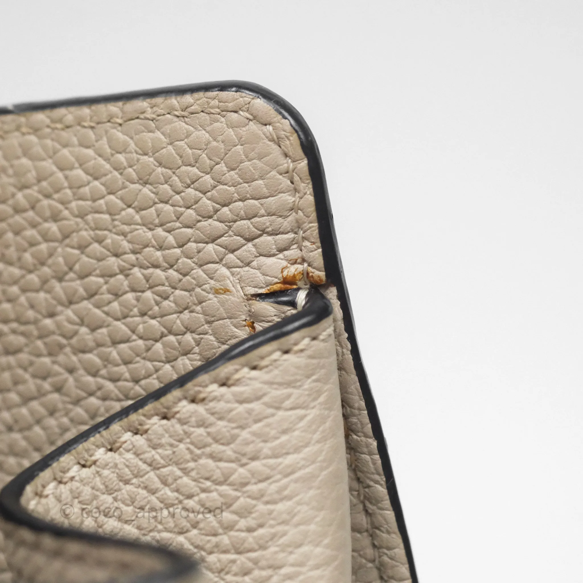 Loewe Mini Hammock Drawstring Beige Calfskin