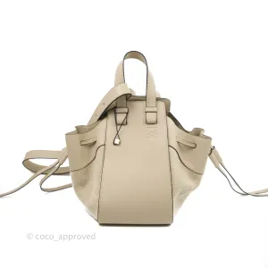 Loewe Mini Hammock Drawstring in Classic Beige Calfskin
