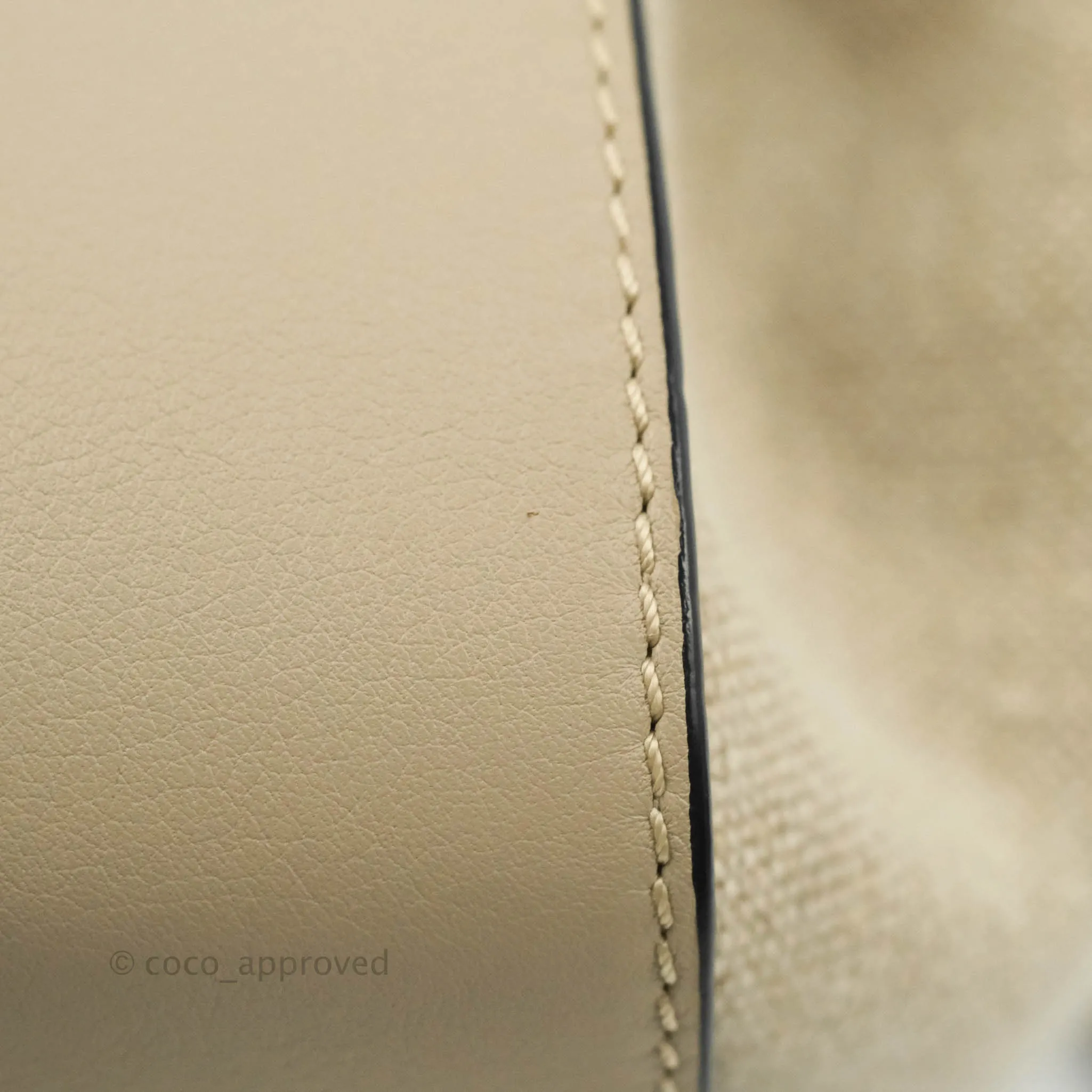 Loewe Mini Hammock Drawstring in Classic Beige Calfskin