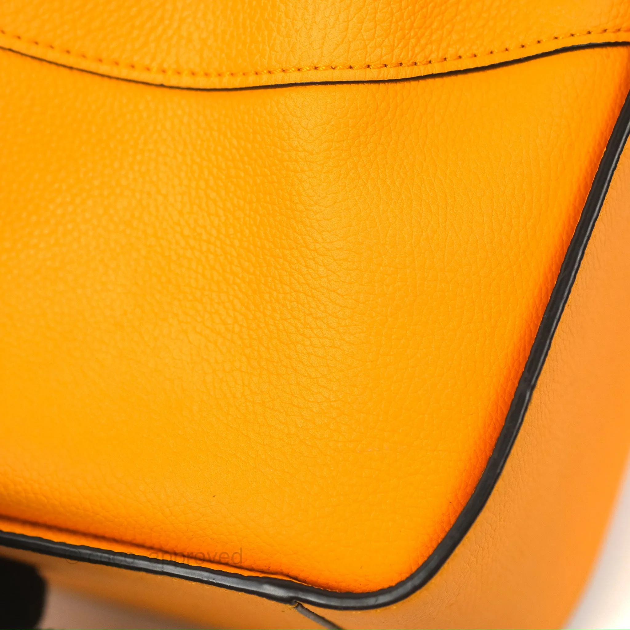 Loewe Mini Hammock Drawstring Orange Calfskin