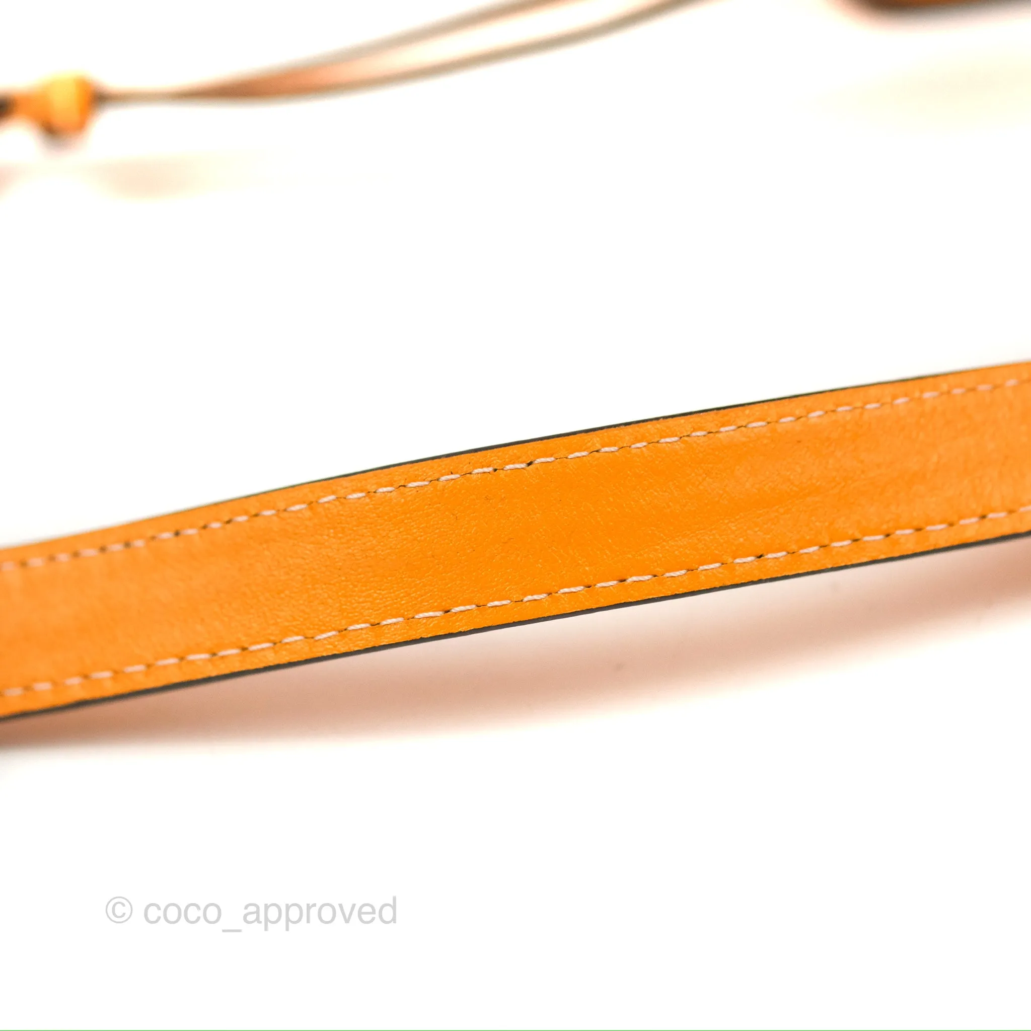 Loewe Mini Hammock Drawstring Orange Calfskin