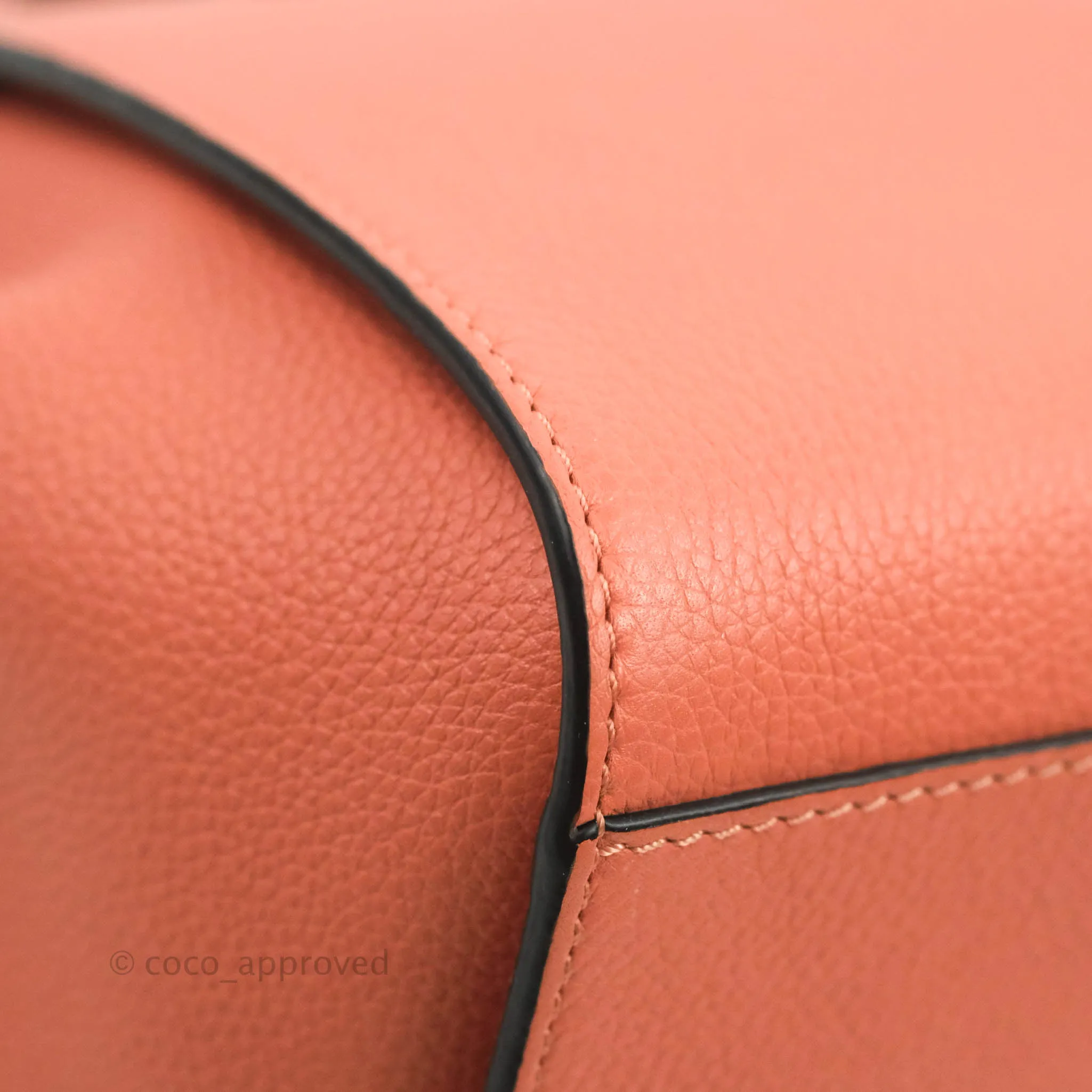 Loewe Mini Hammock Drawstring Pink Tulip Calfskin