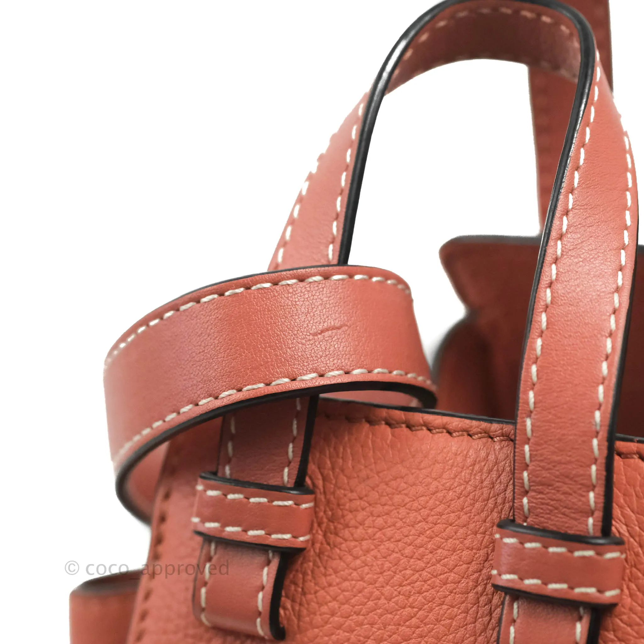 Loewe Mini Hammock Drawstring Pink Tulip Calfskin