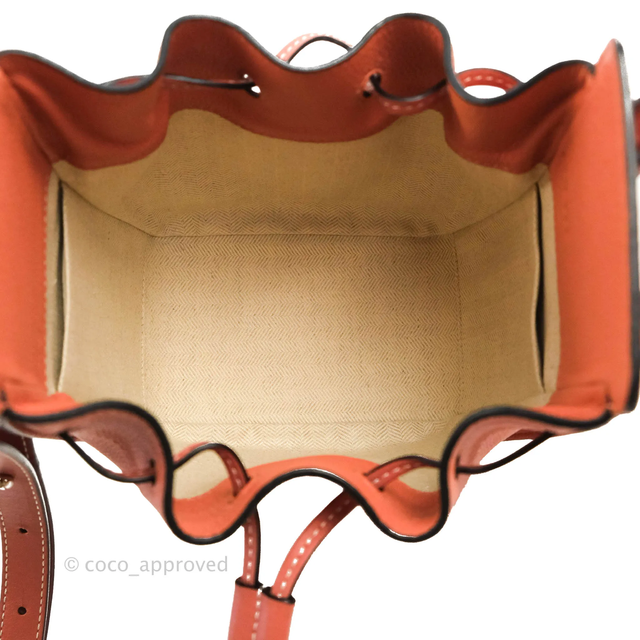 Loewe Mini Hammock Drawstring Pink Tulip Calfskin