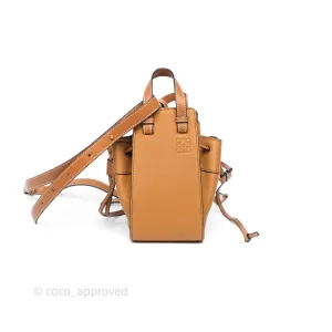 Loewe Mini Hammock Drawstring Tan Calfskin