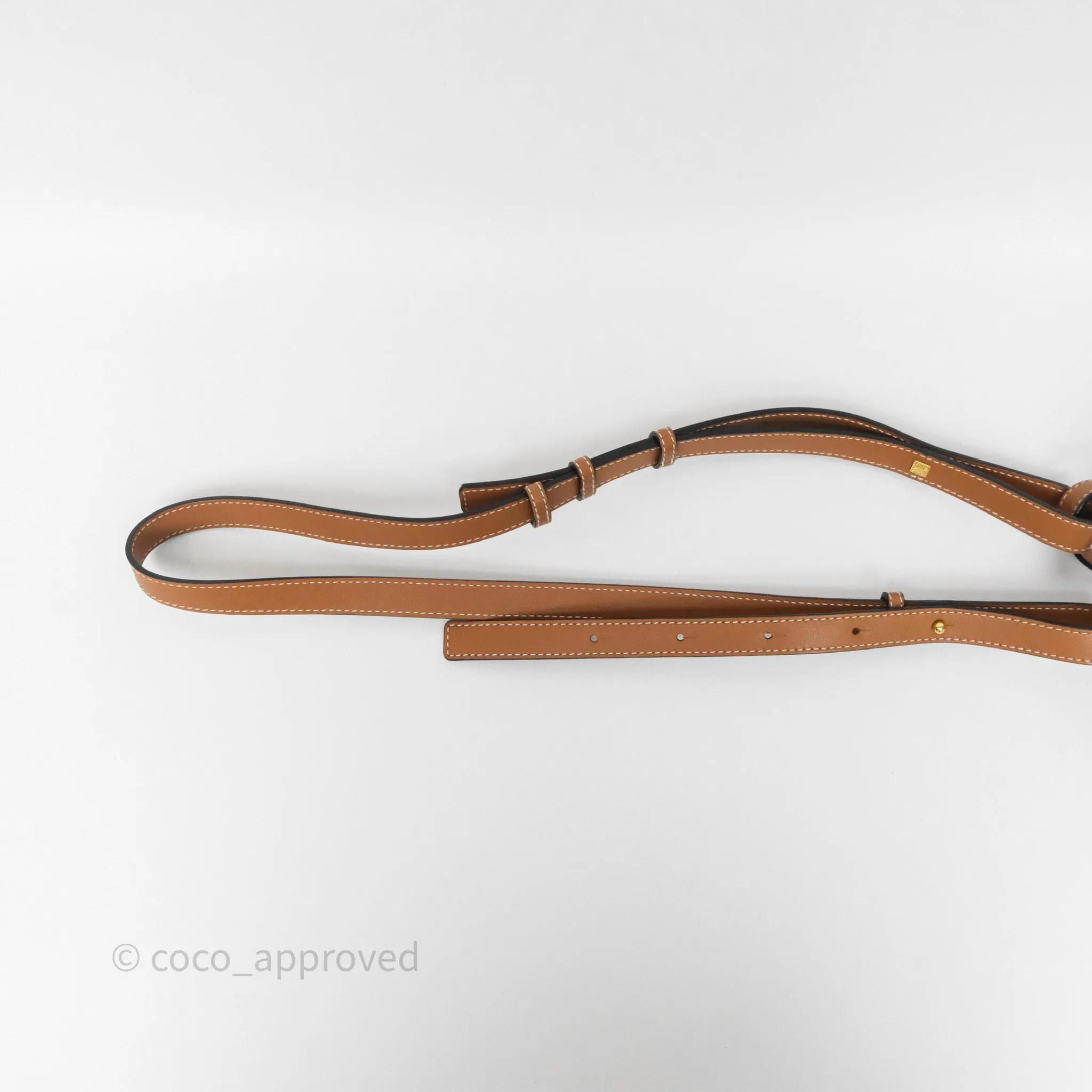 Loewe Mini Hammock Drawstring Tan Calfskin