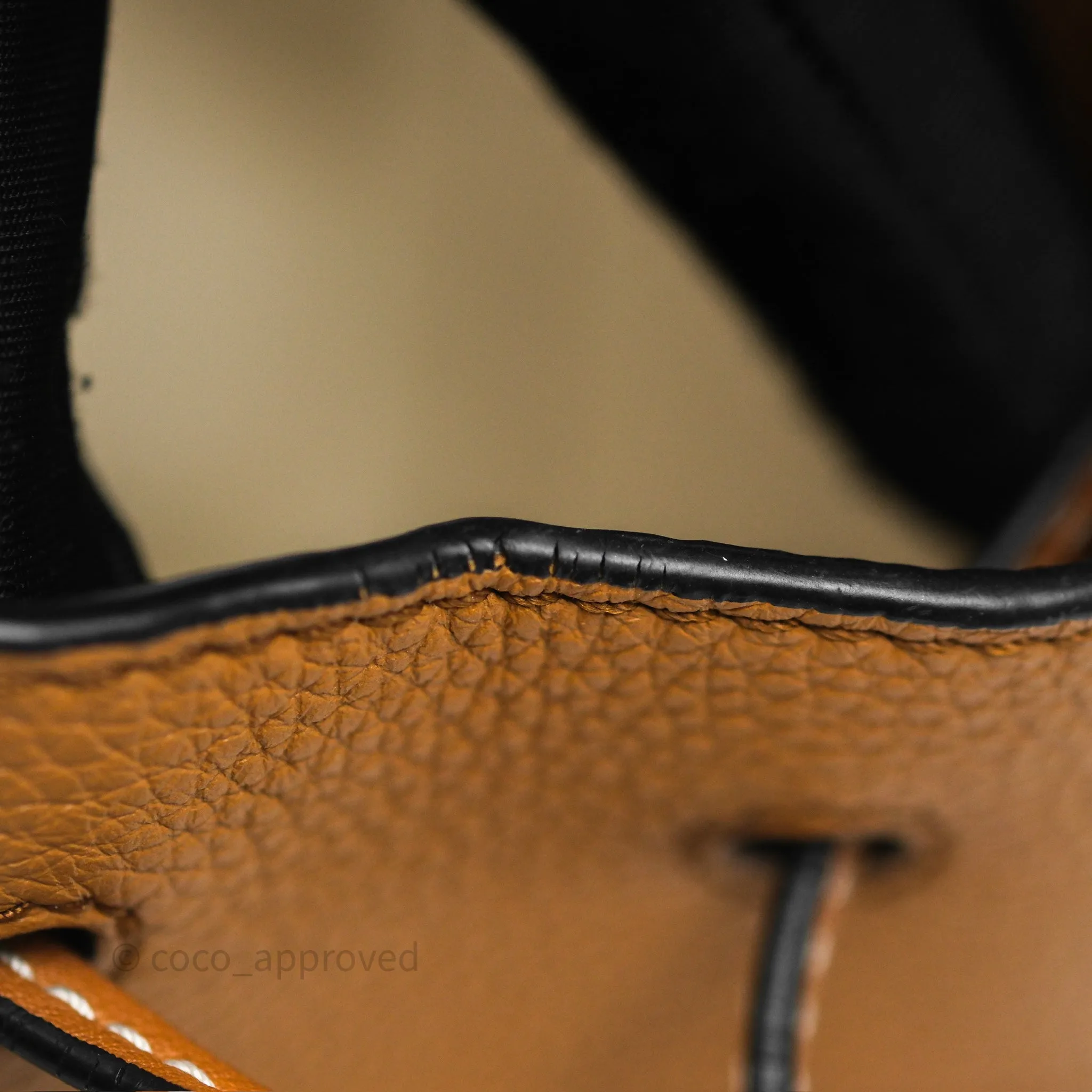 Loewe Mini Hammock Drawstring Tan Calfskin