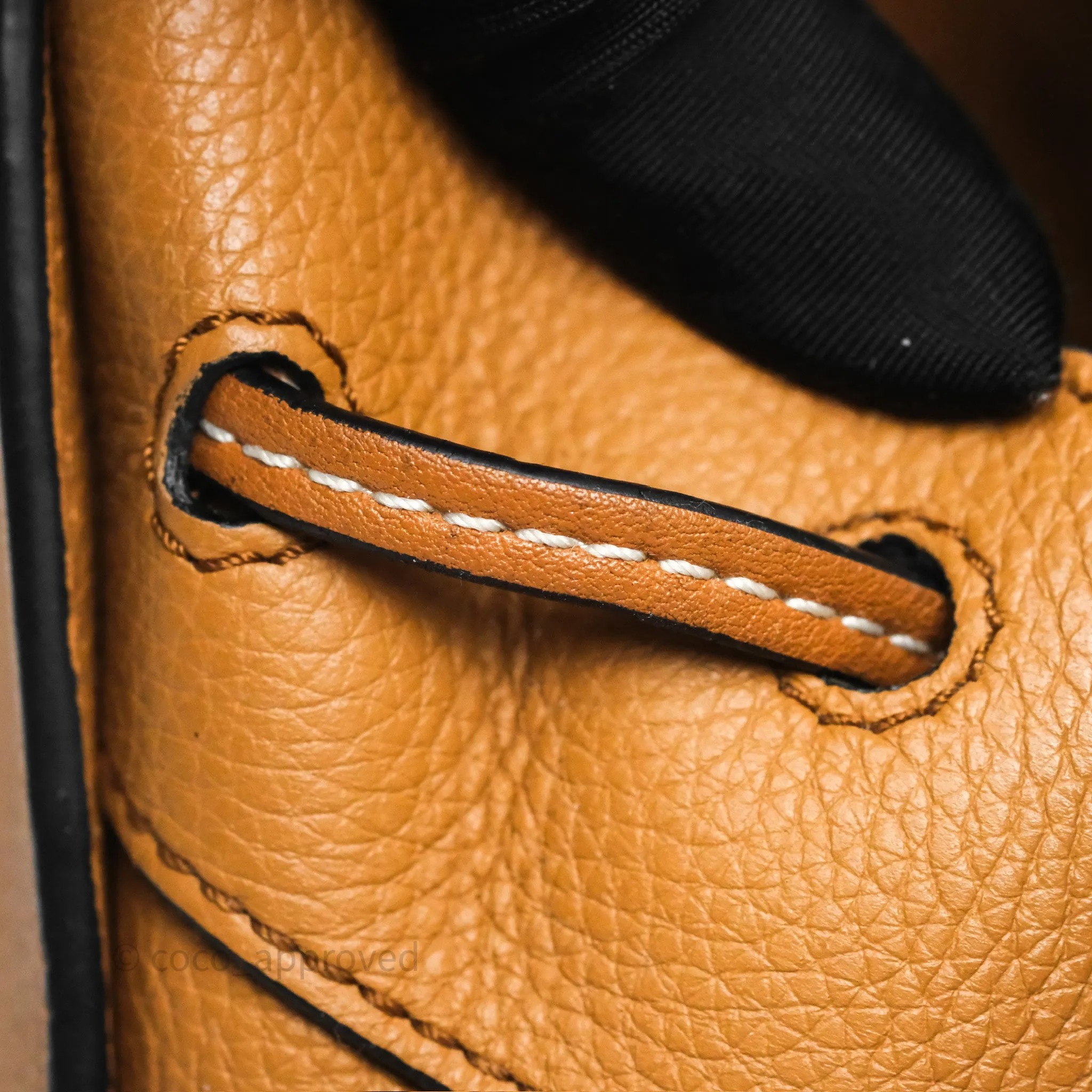 Loewe Mini Hammock Drawstring Tan Calfskin