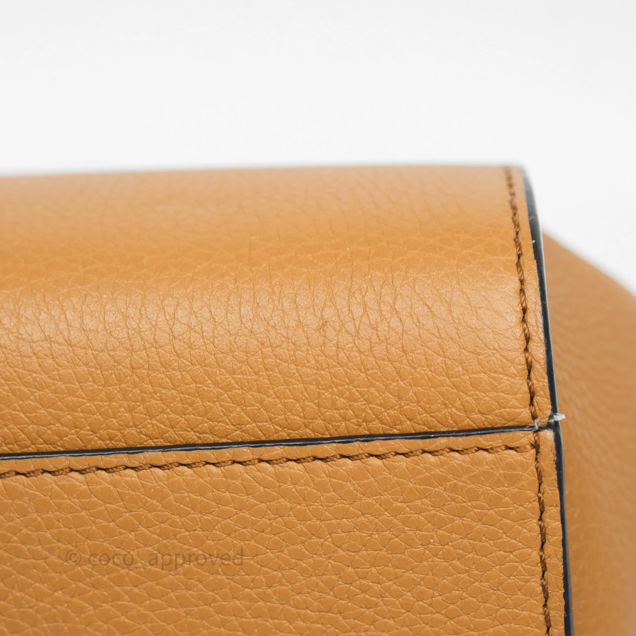 Loewe Mini Hammock Drawstring Tan Calfskin