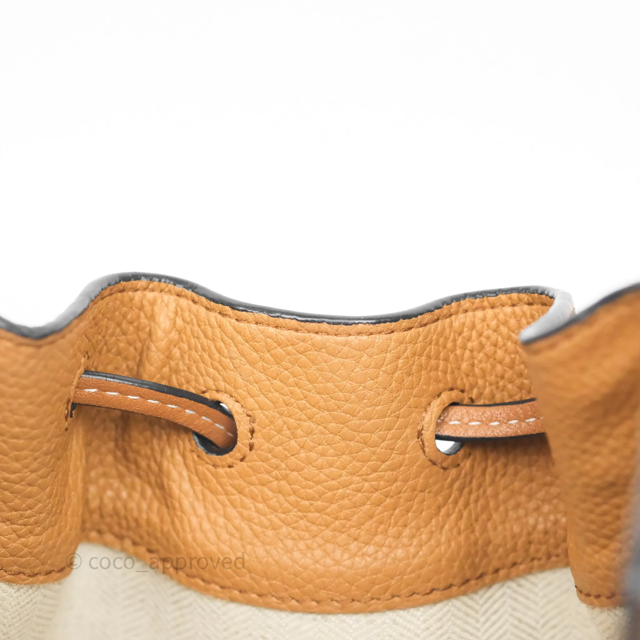 Loewe Mini Hammock Drawstring Tan Calfskin