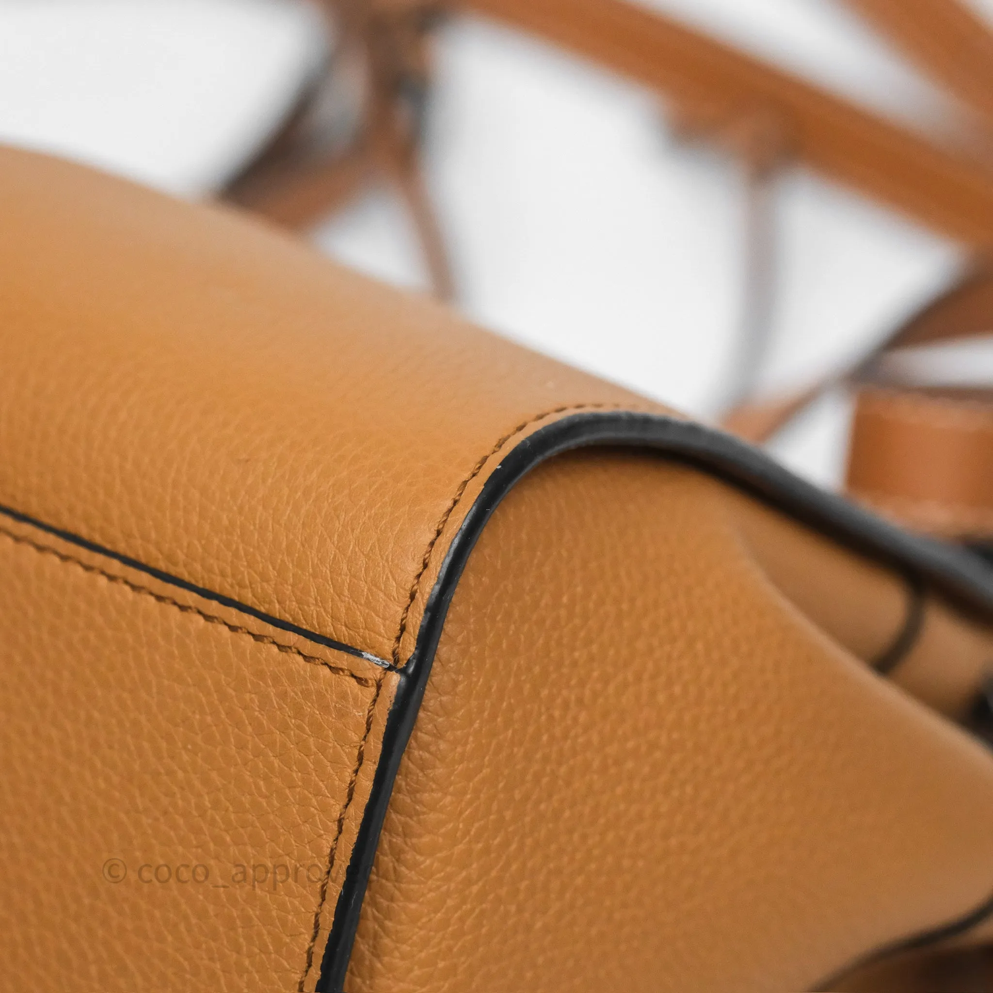 Loewe Mini Hammock Drawstring Tan Calfskin