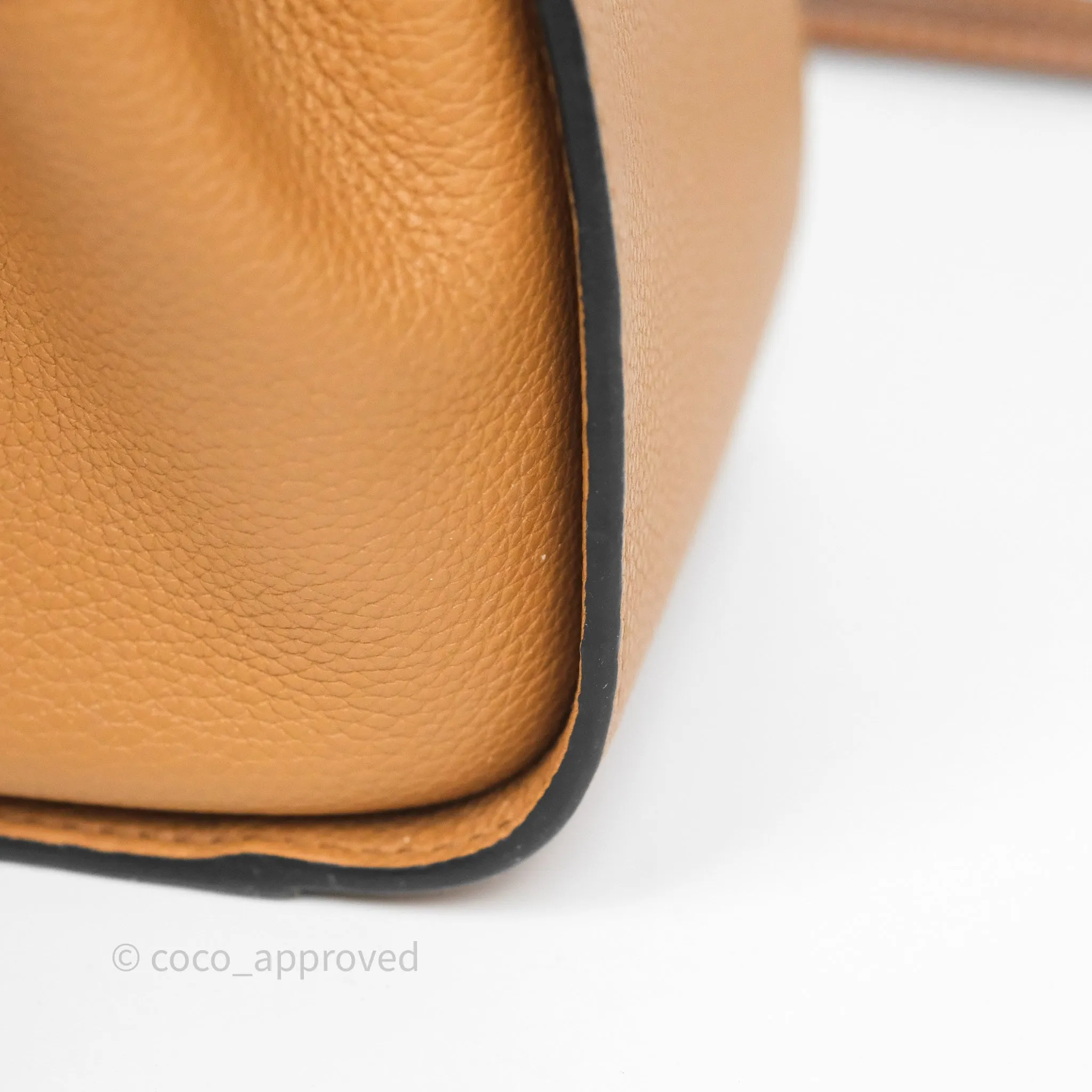 Loewe Mini Hammock Drawstring Tan Calfskin