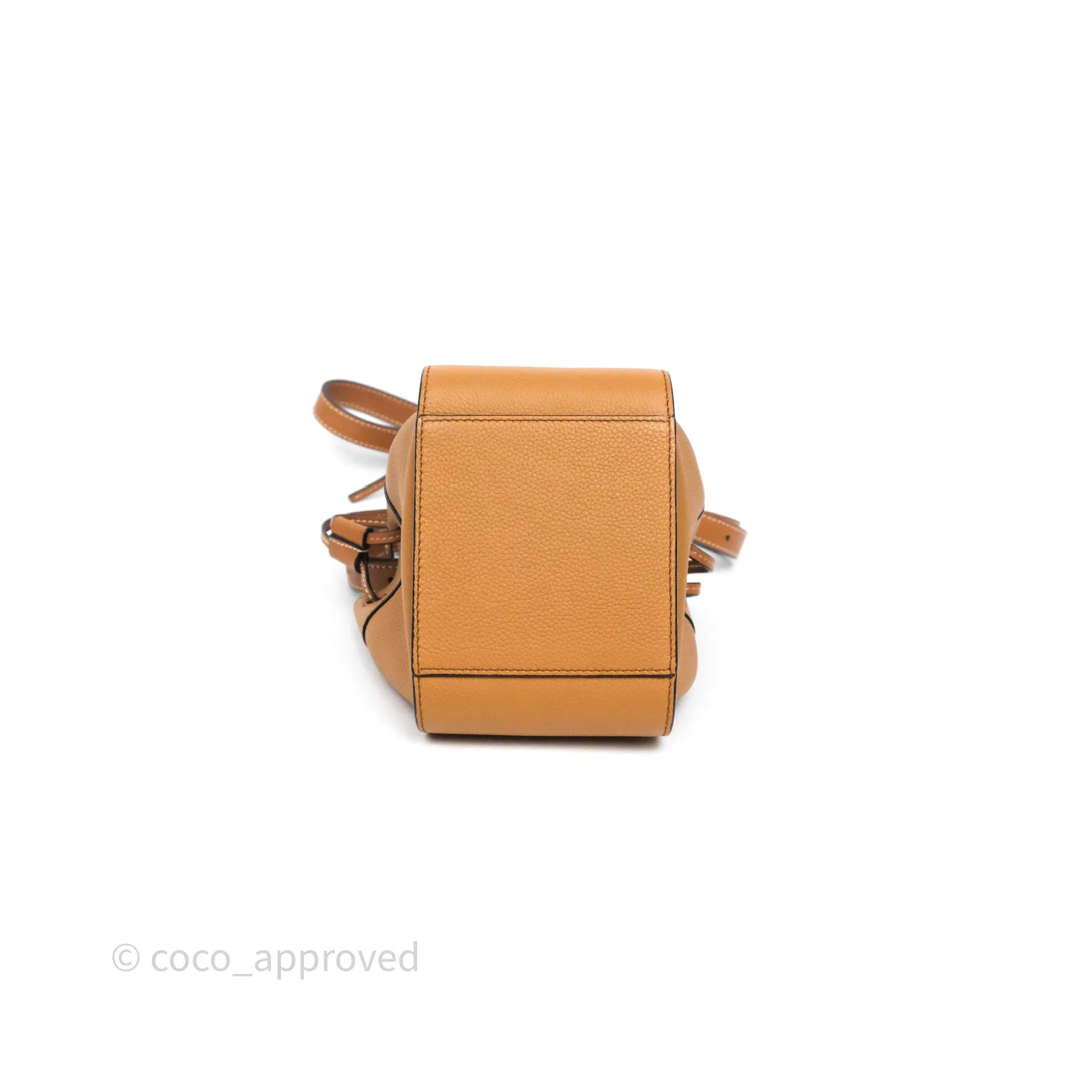 Loewe Mini Hammock Drawstring Tan Calfskin