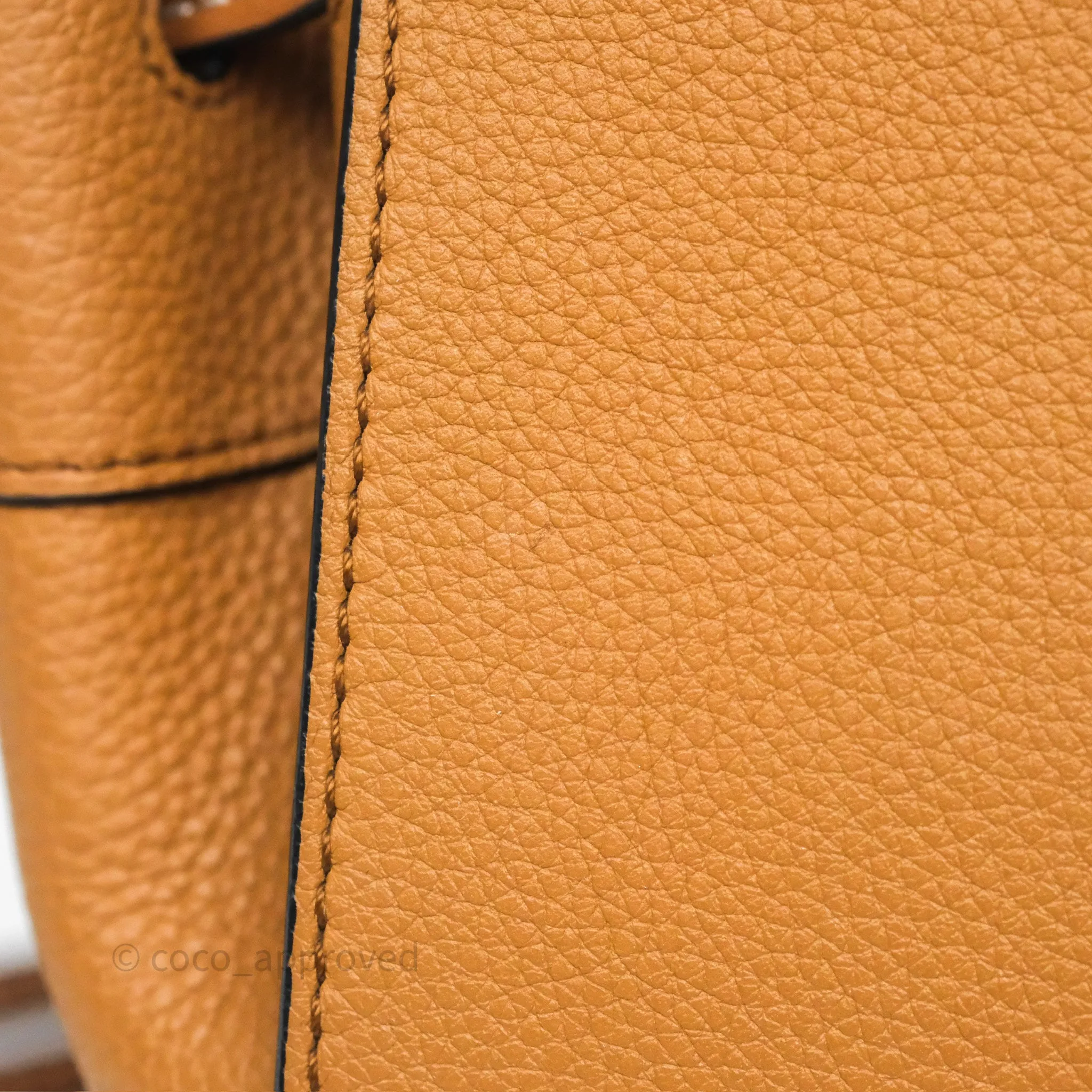 Loewe Mini Hammock Drawstring Tan Calfskin