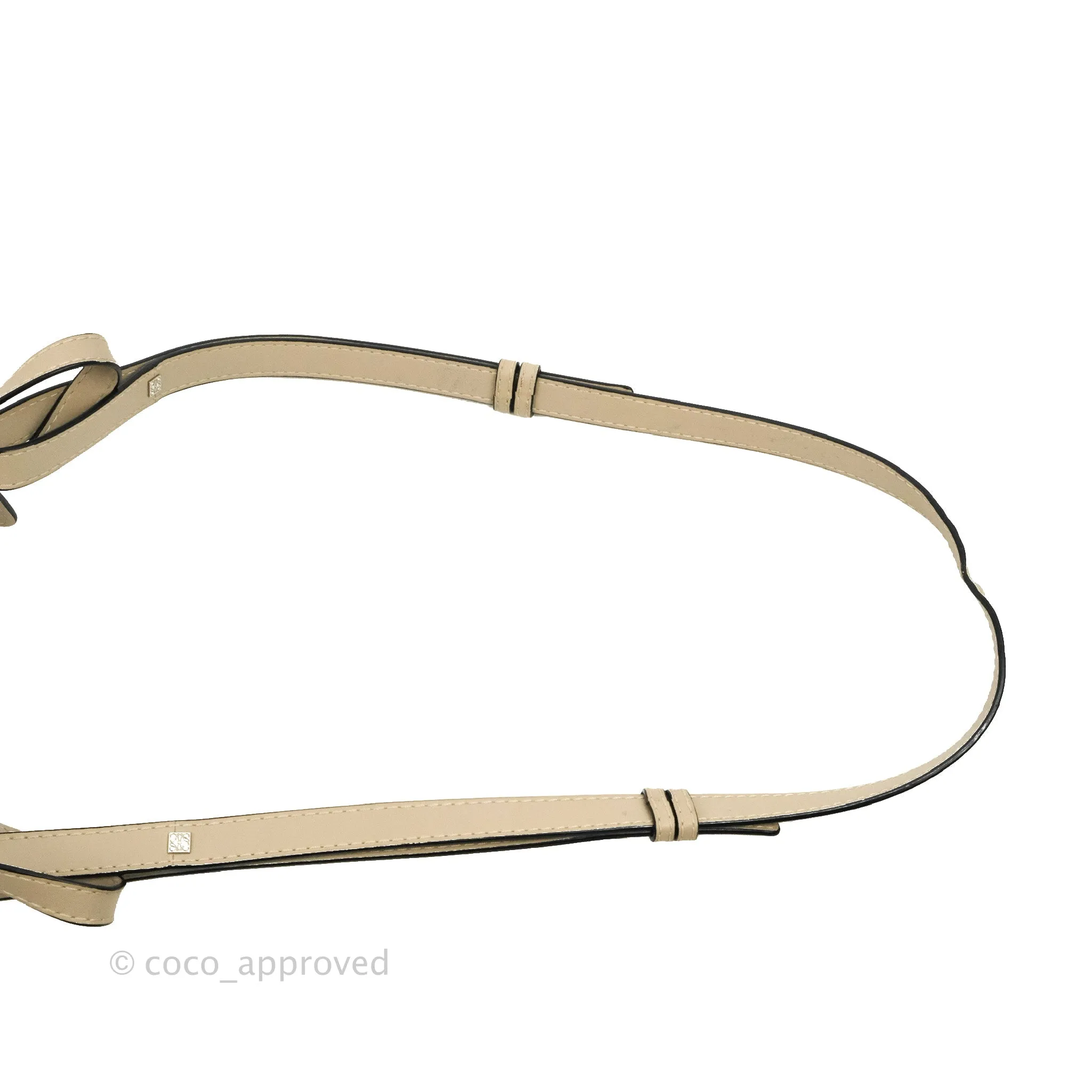 Loewe Mini Hammock Drawstring Taupe Calfskin