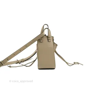 Loewe Mini Hammock Drawstring Taupe Calfskin