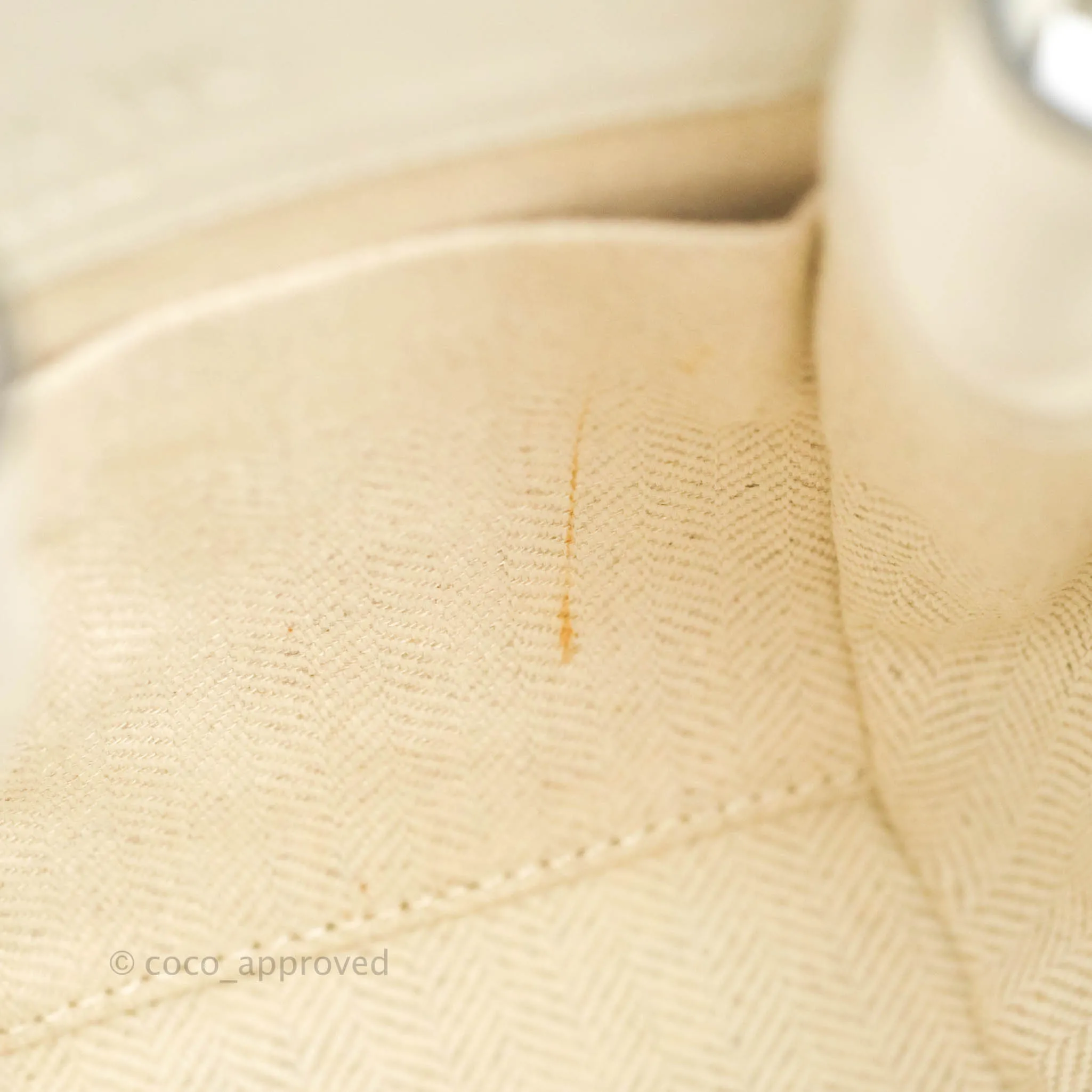 Loewe Mini Hammock Drawstring White Calfskin