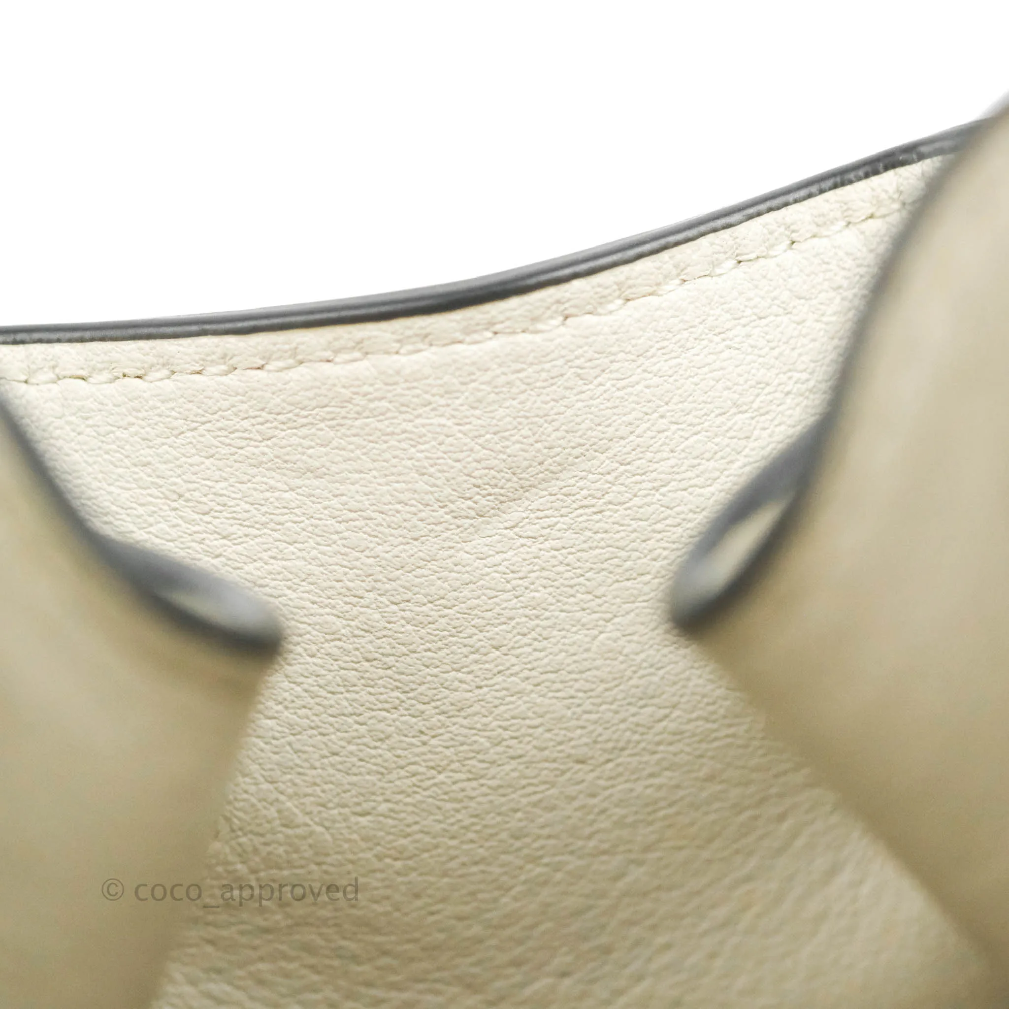 Loewe Mini Hammock Drawstring White Calfskin