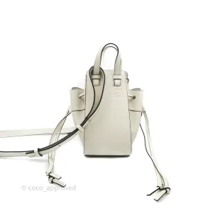 Loewe Mini Hammock Drawstring White Calfskin