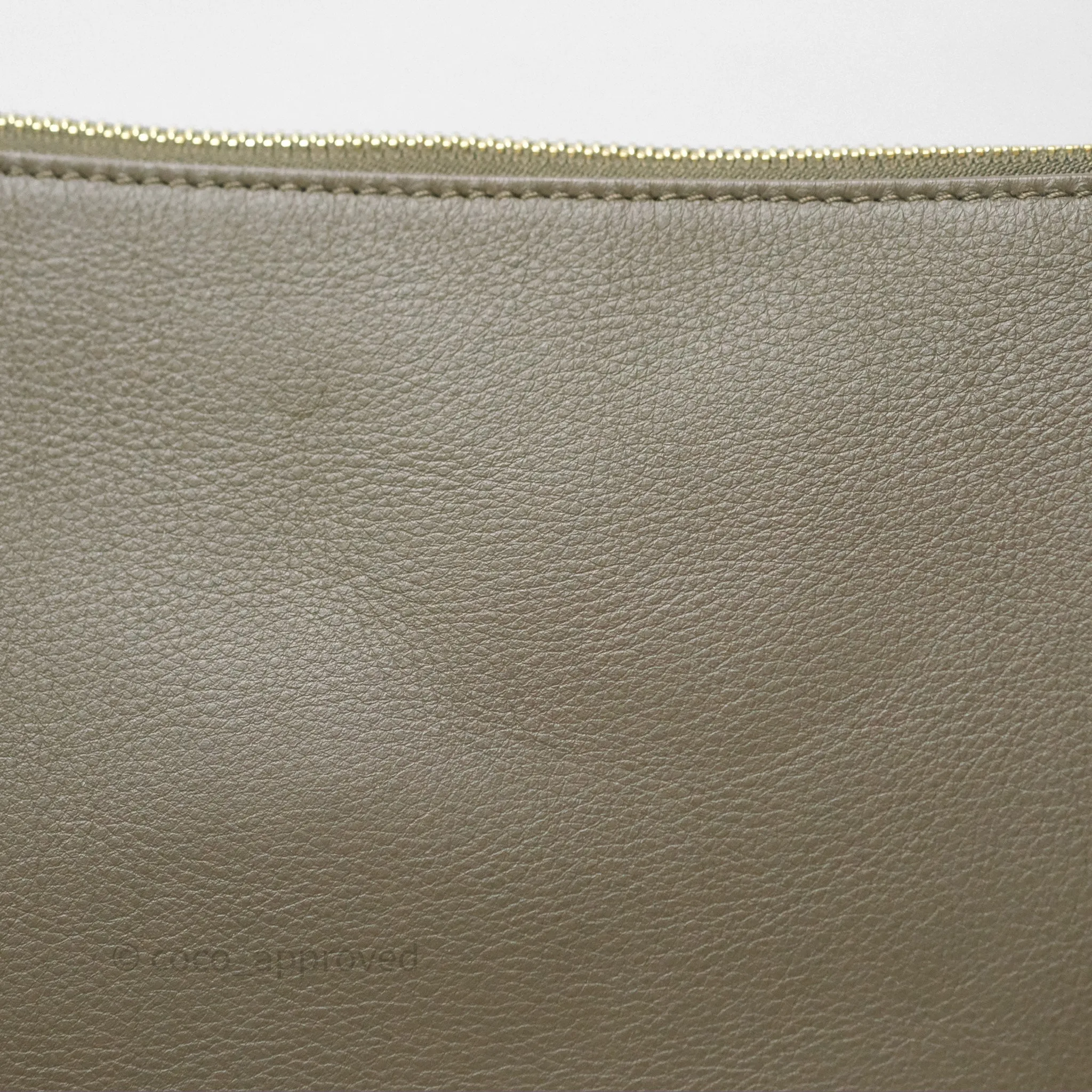 Loewe Mini Hammock Hobo In Classic Dark Khaki Green Calfskin