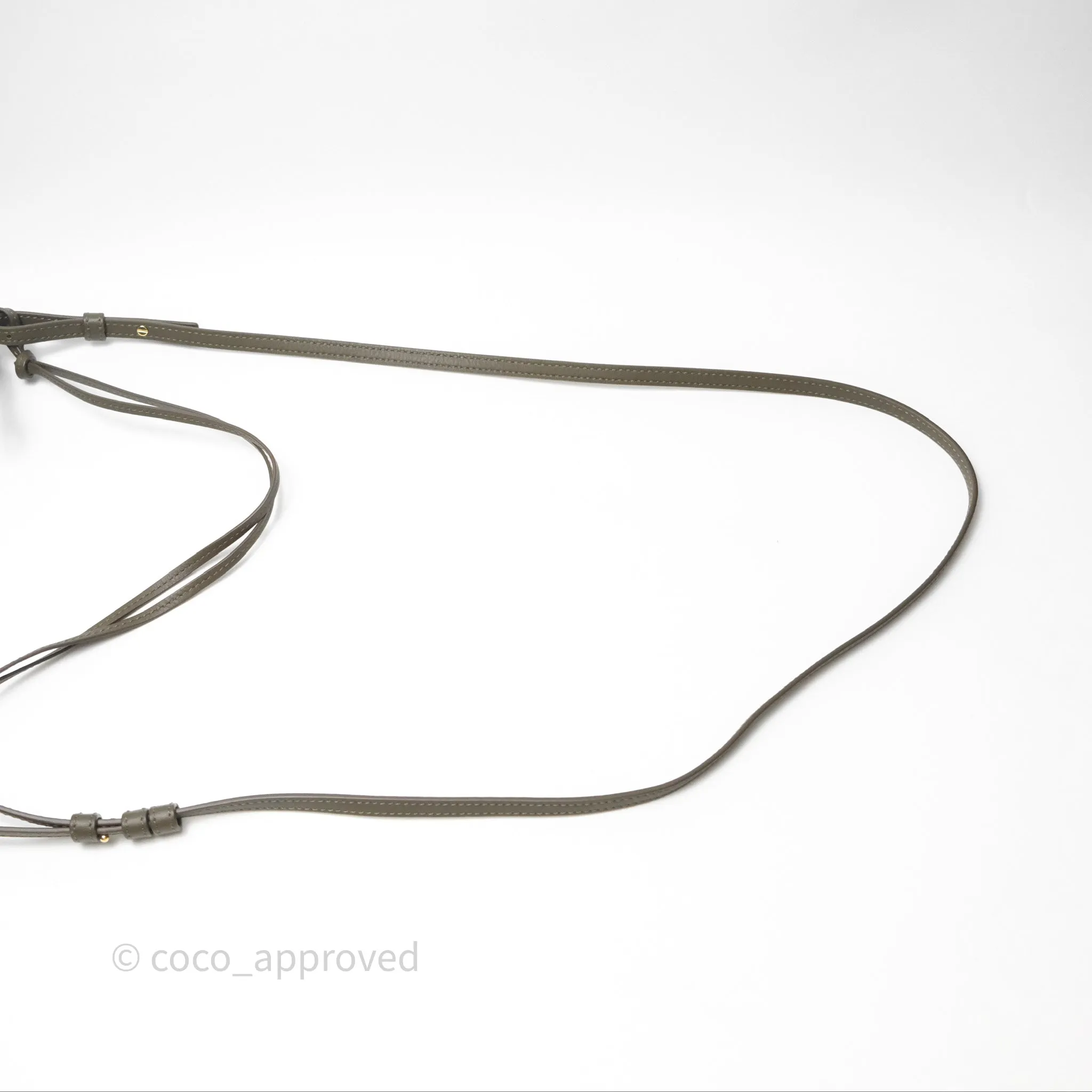 Loewe Mini Hammock Hobo In Classic Dark Khaki Green Calfskin