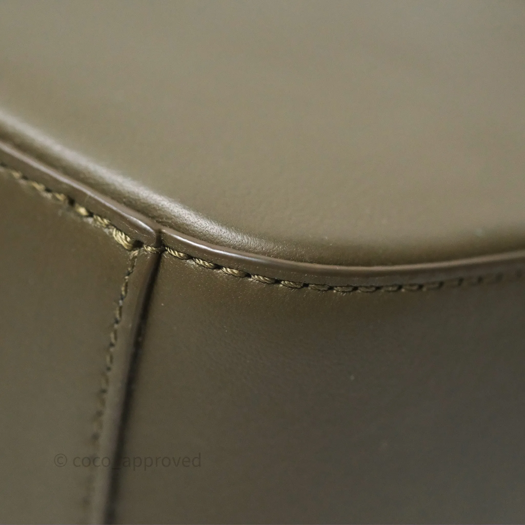 Loewe Mini Hammock Hobo In Classic Dark Khaki Green Calfskin