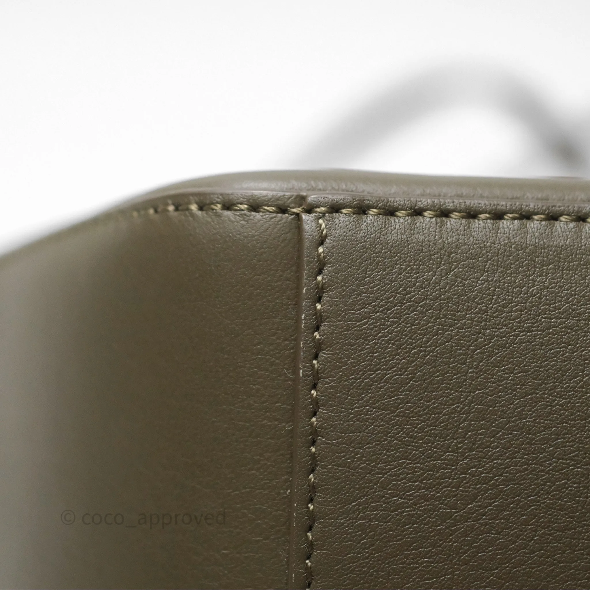 Loewe Mini Hammock Hobo In Classic Dark Khaki Green Calfskin