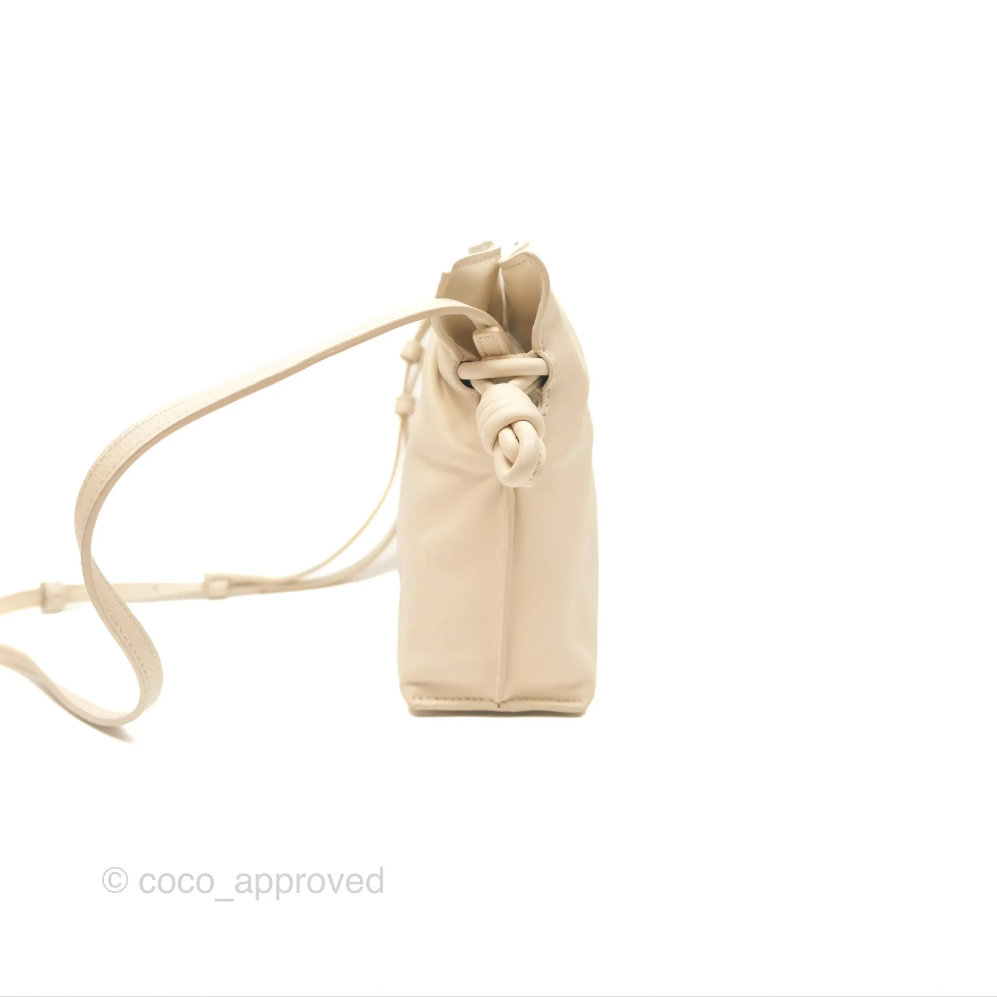 Loewe Mini Nappa Flamenco Clutch Angora