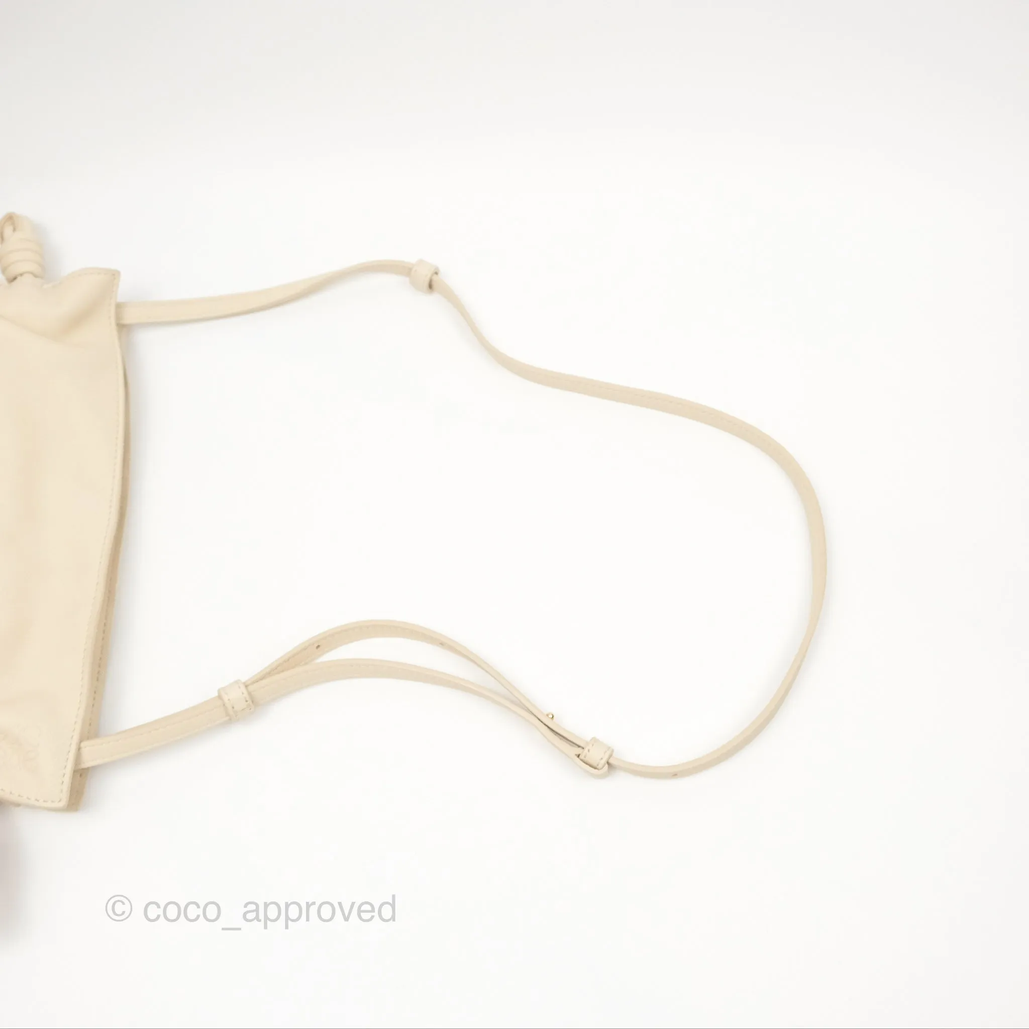 Loewe Mini Nappa Flamenco Clutch Angora