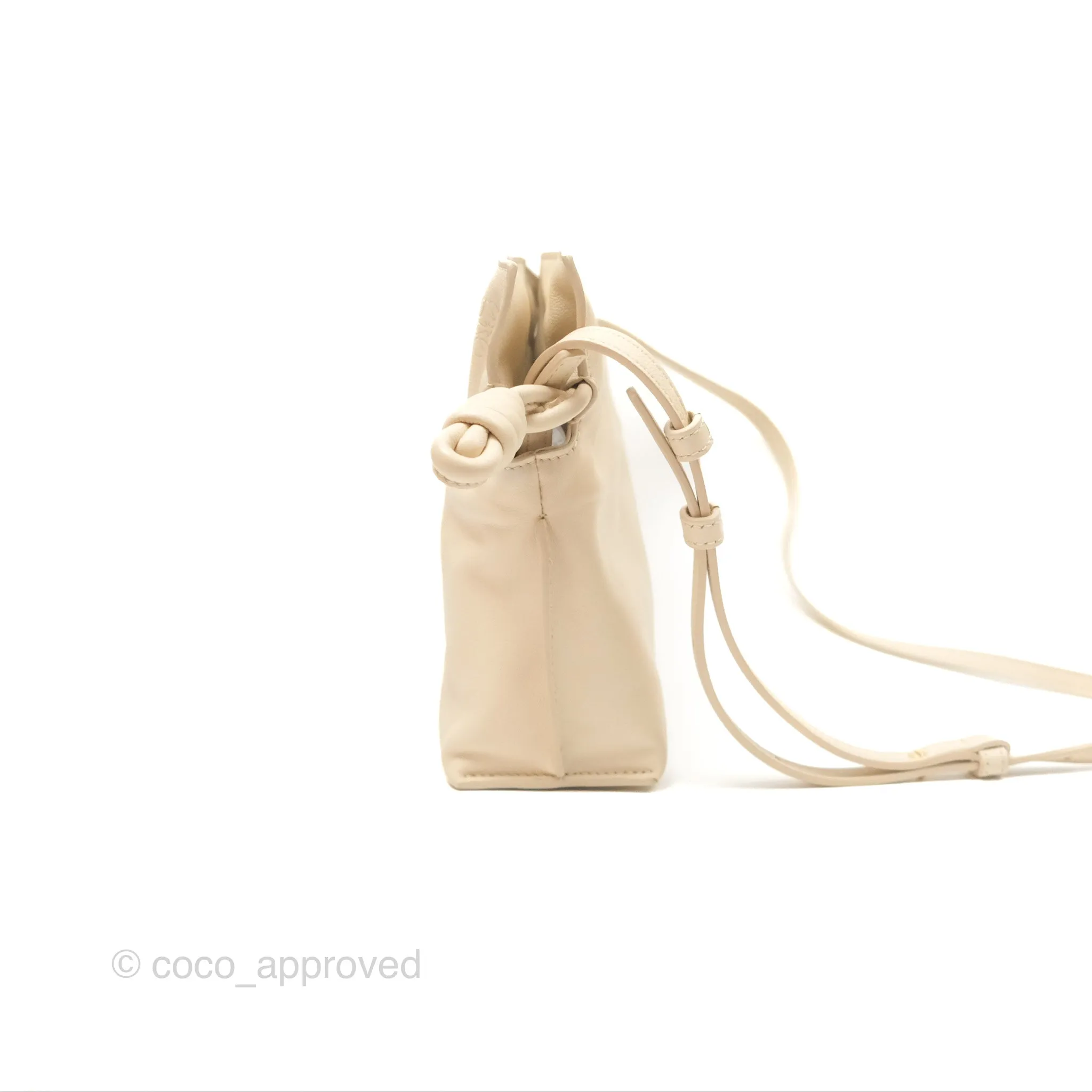 Loewe Mini Nappa Flamenco Clutch Angora