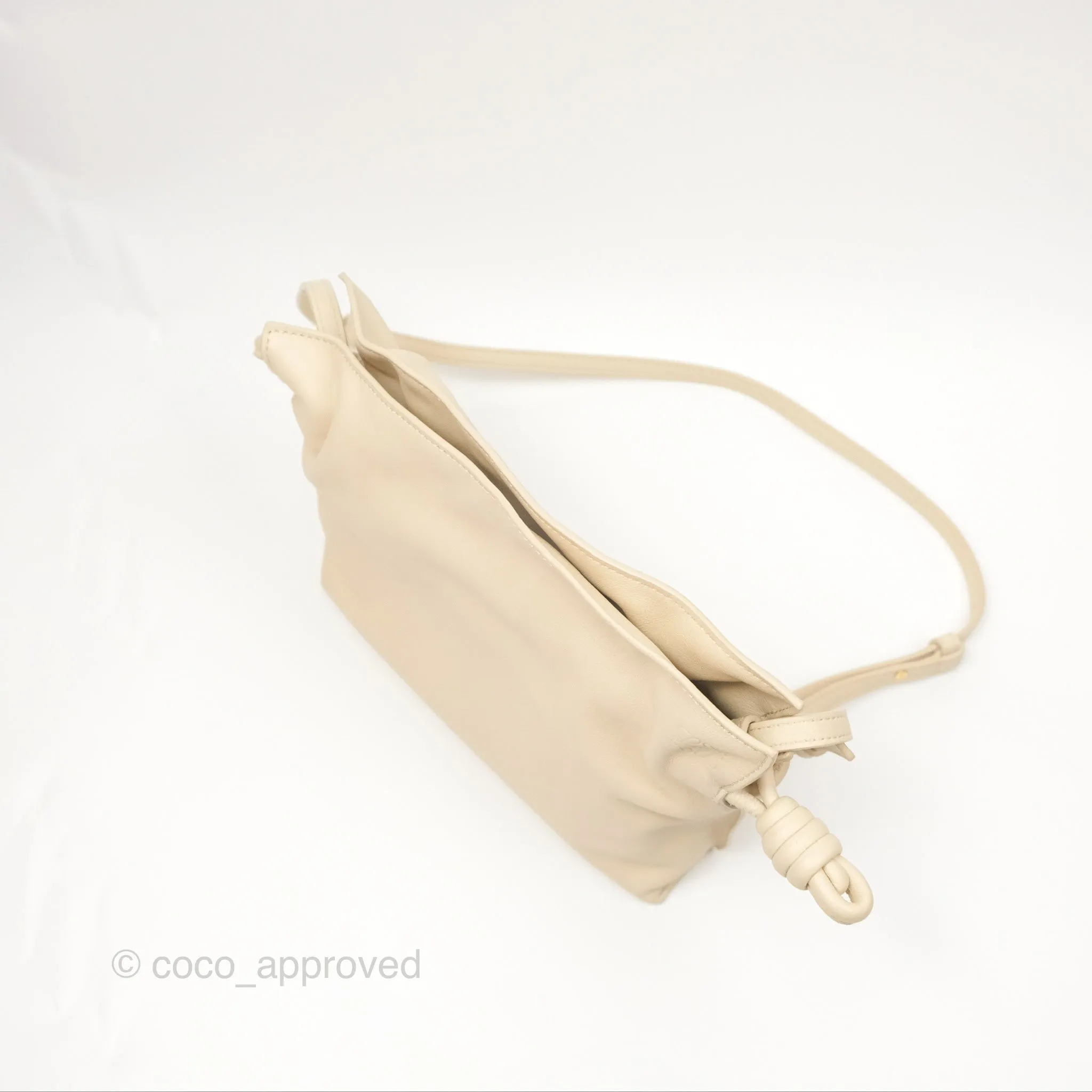 Loewe Mini Nappa Flamenco Clutch Angora