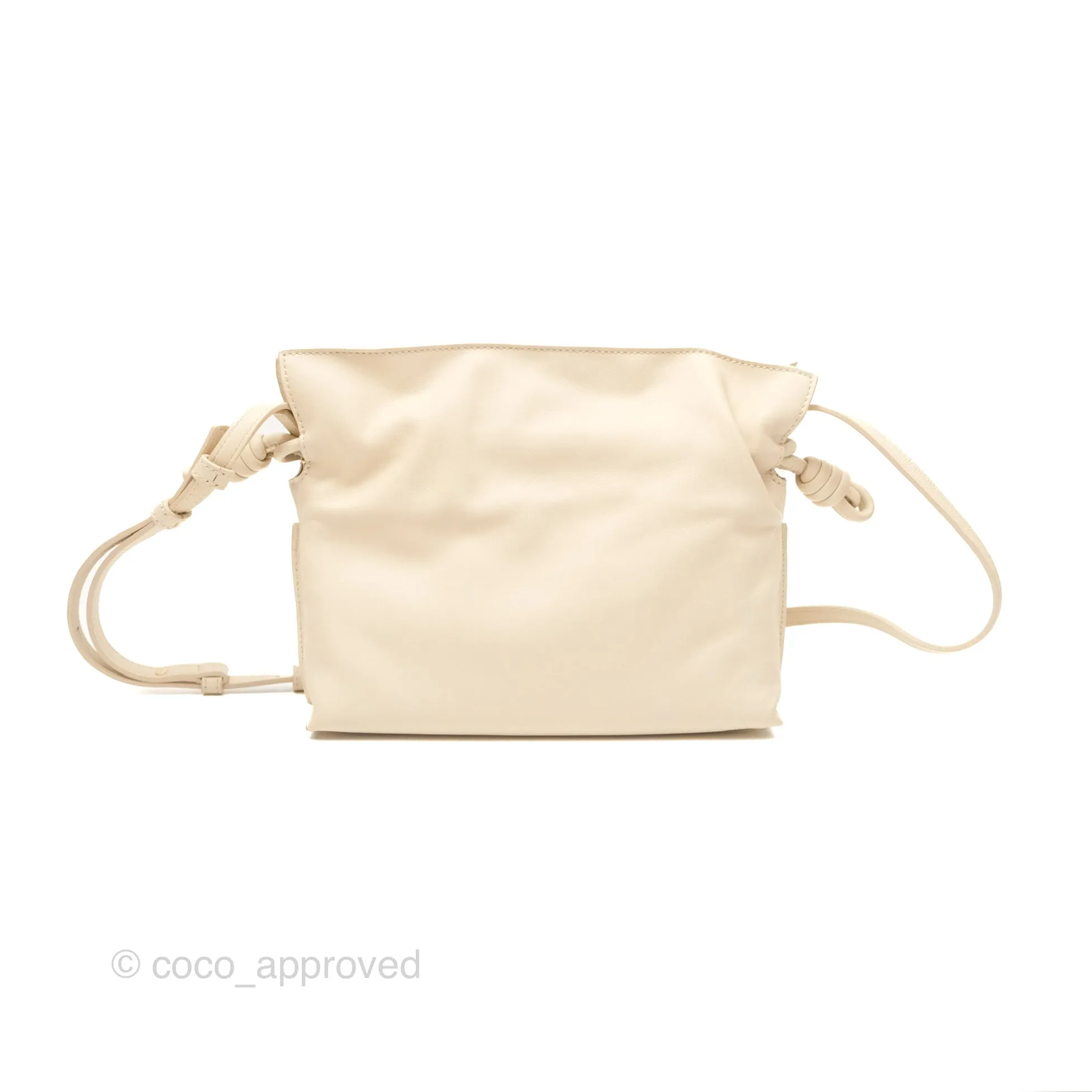 Loewe Mini Nappa Flamenco Clutch Angora