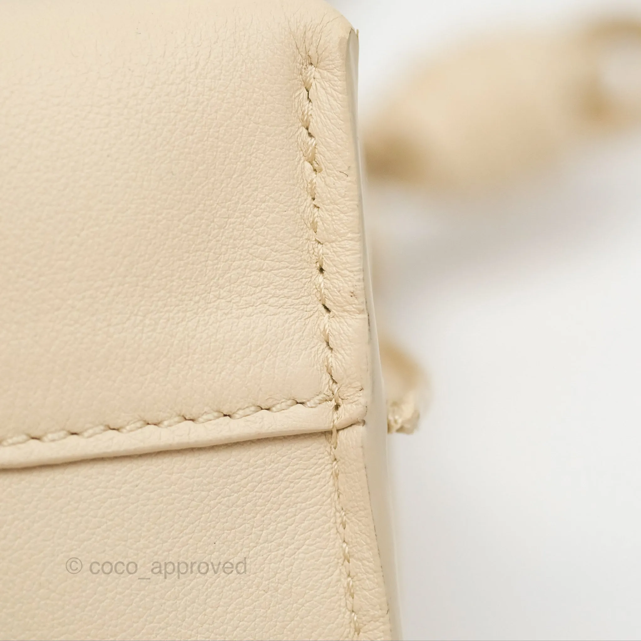 Loewe Mini Nappa Flamenco Clutch Angora