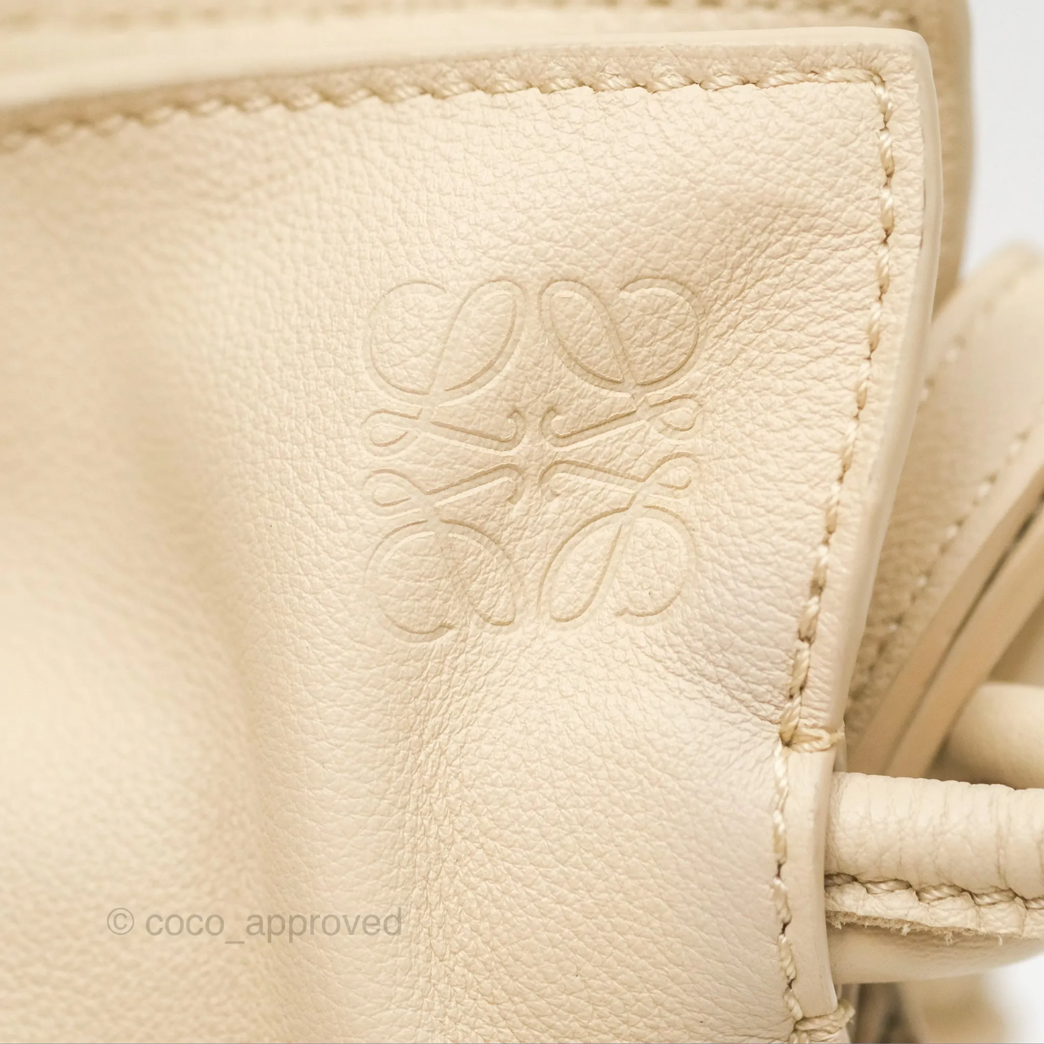 Loewe Mini Nappa Flamenco Clutch Angora