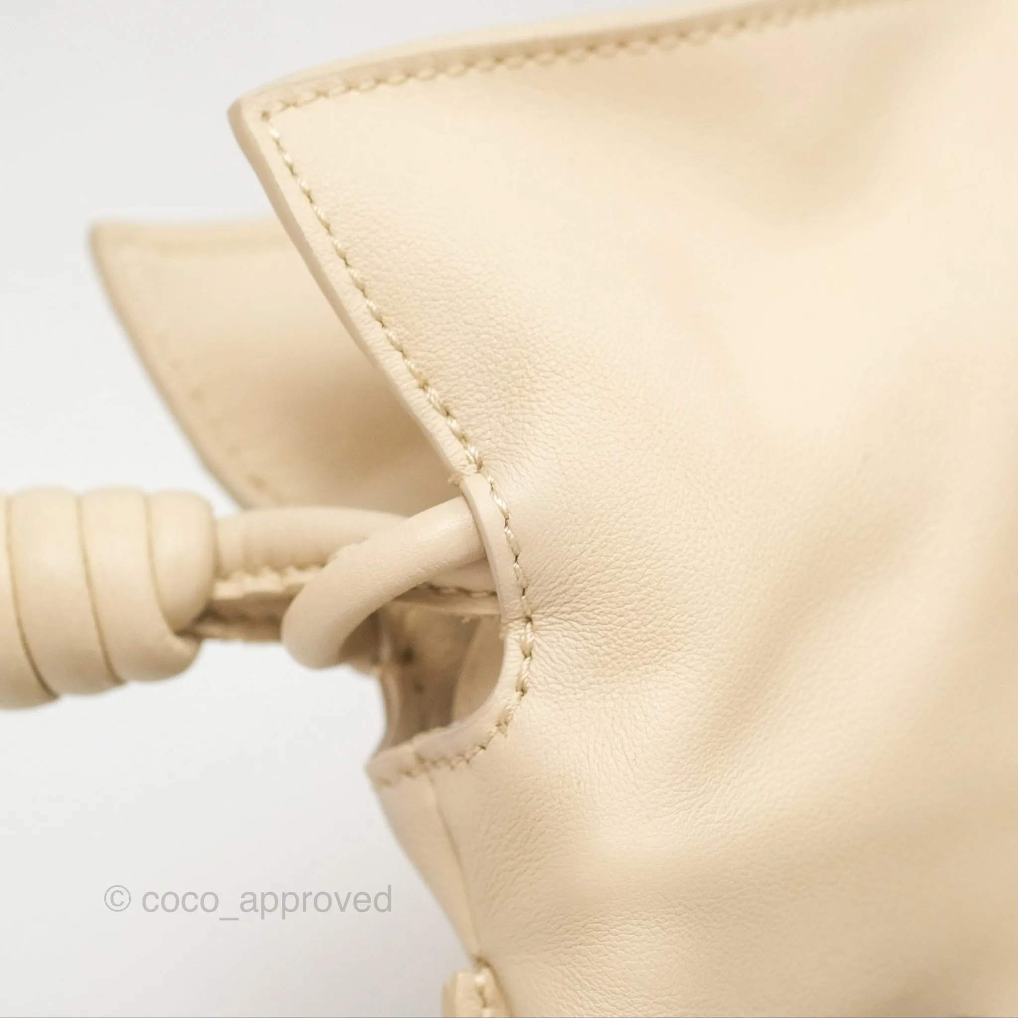 Loewe Mini Nappa Flamenco Clutch Angora