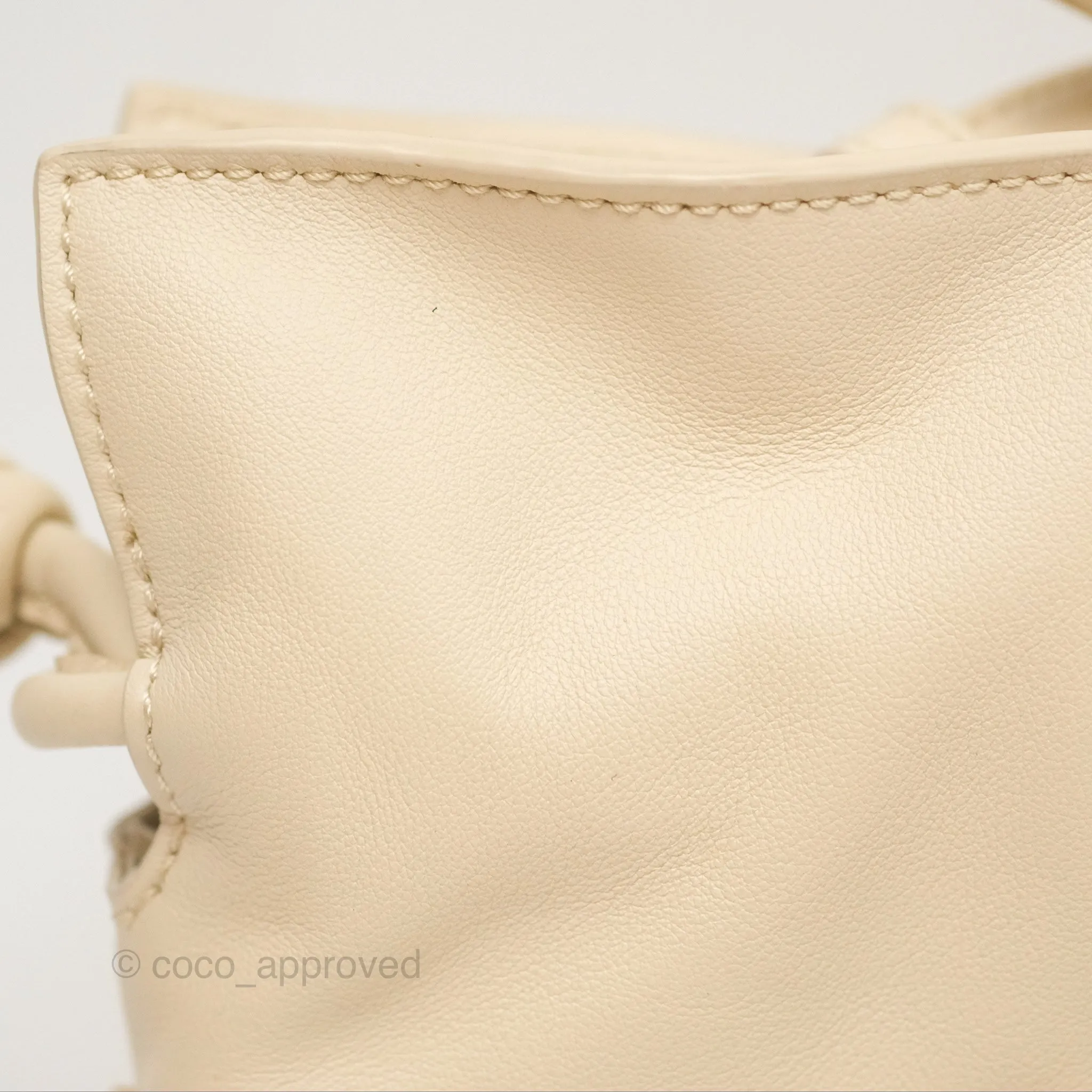 Loewe Mini Nappa Flamenco Clutch Angora