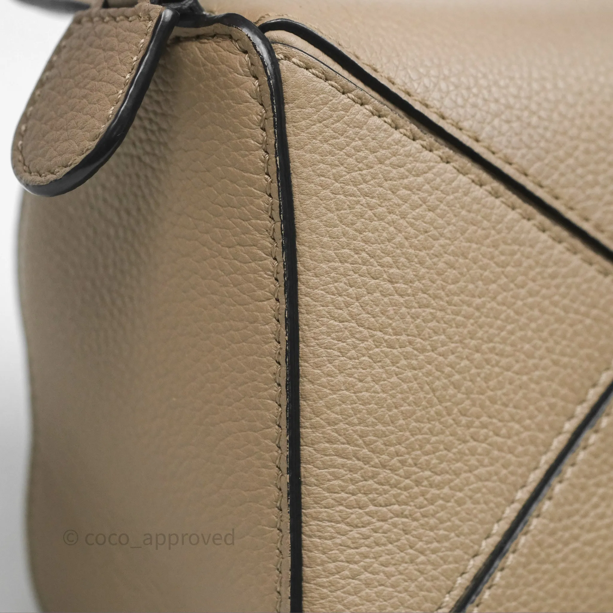 Loewe Mini Puzzle Bag Beige Calfskin