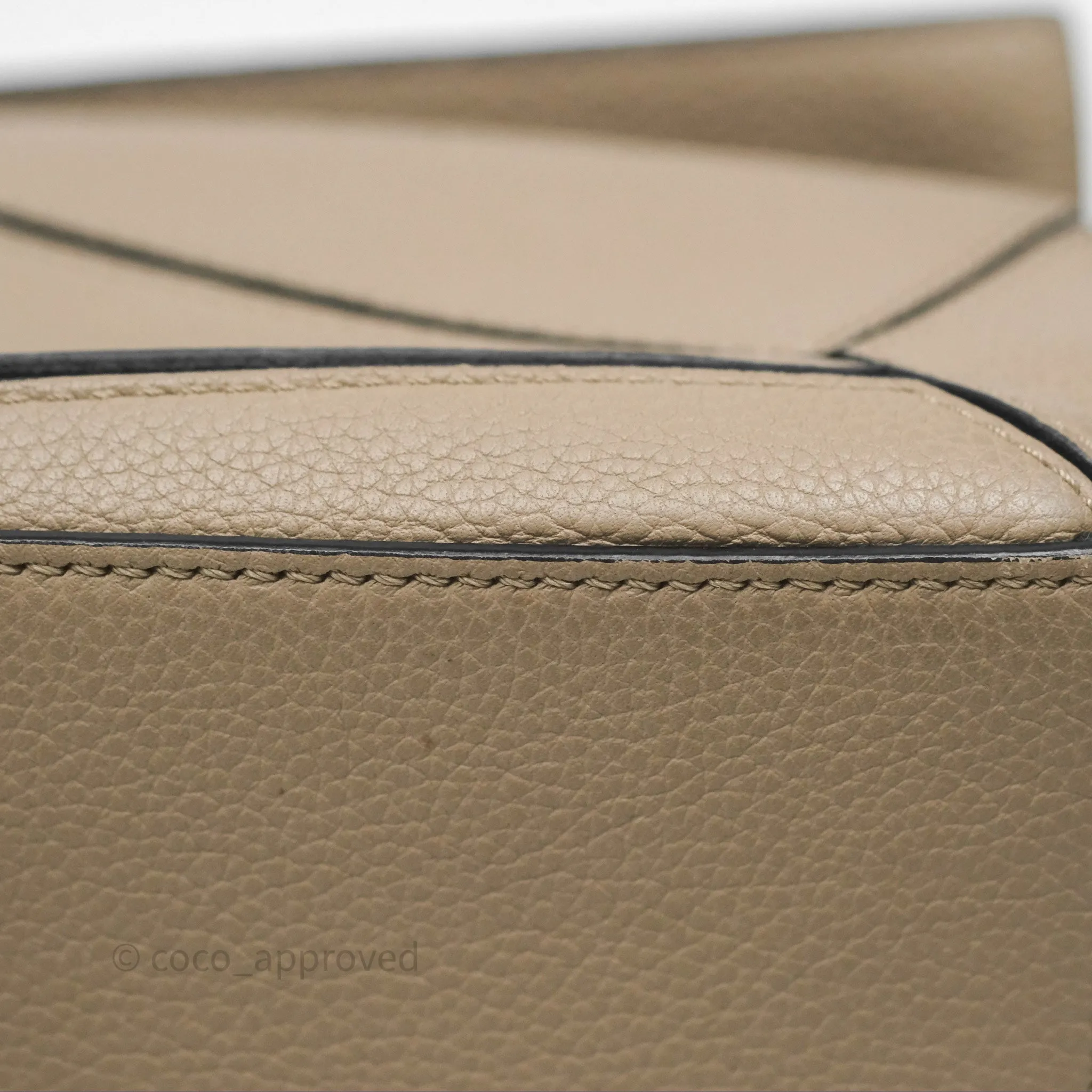 Loewe Mini Puzzle Bag Beige Calfskin