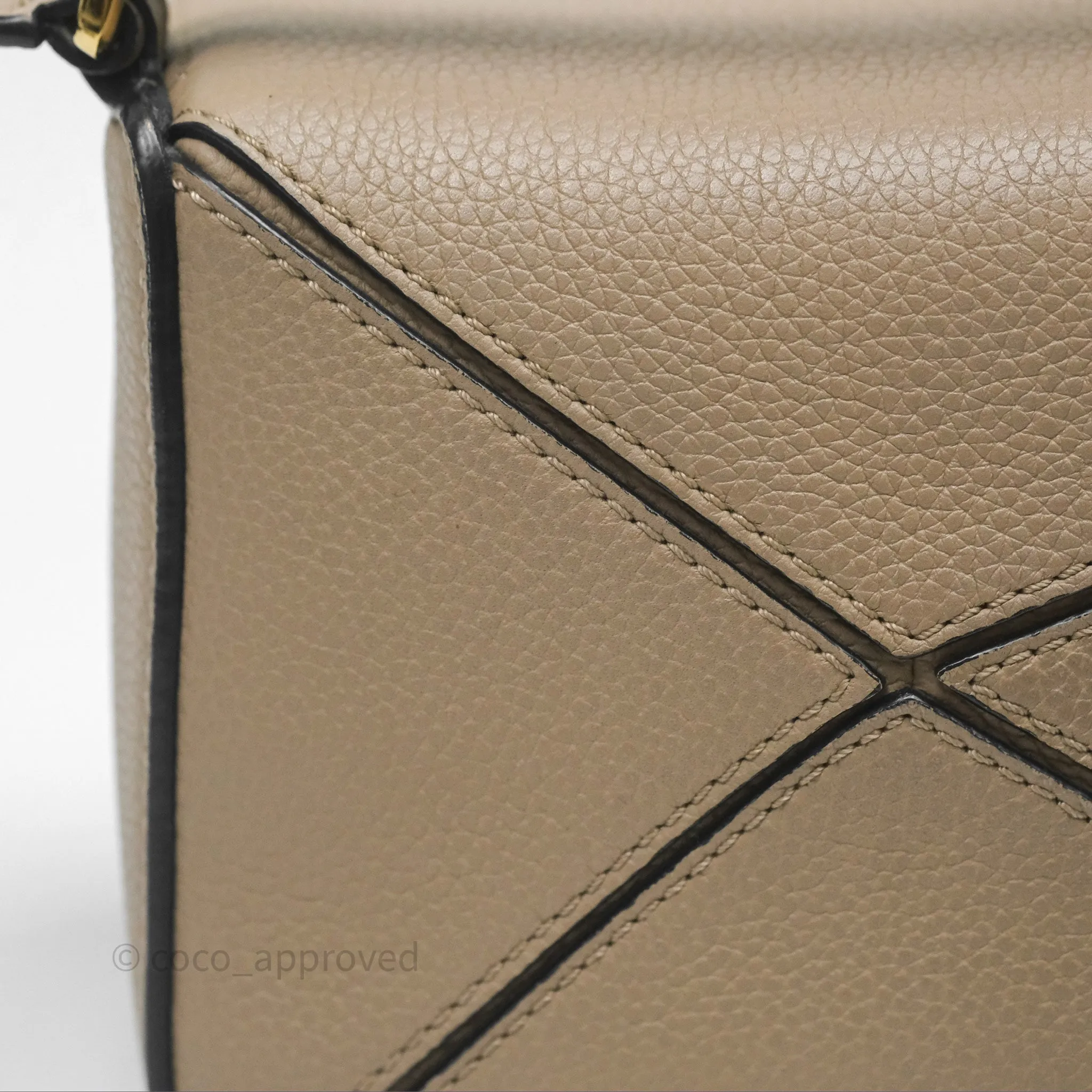 Loewe Mini Puzzle Bag Beige Calfskin