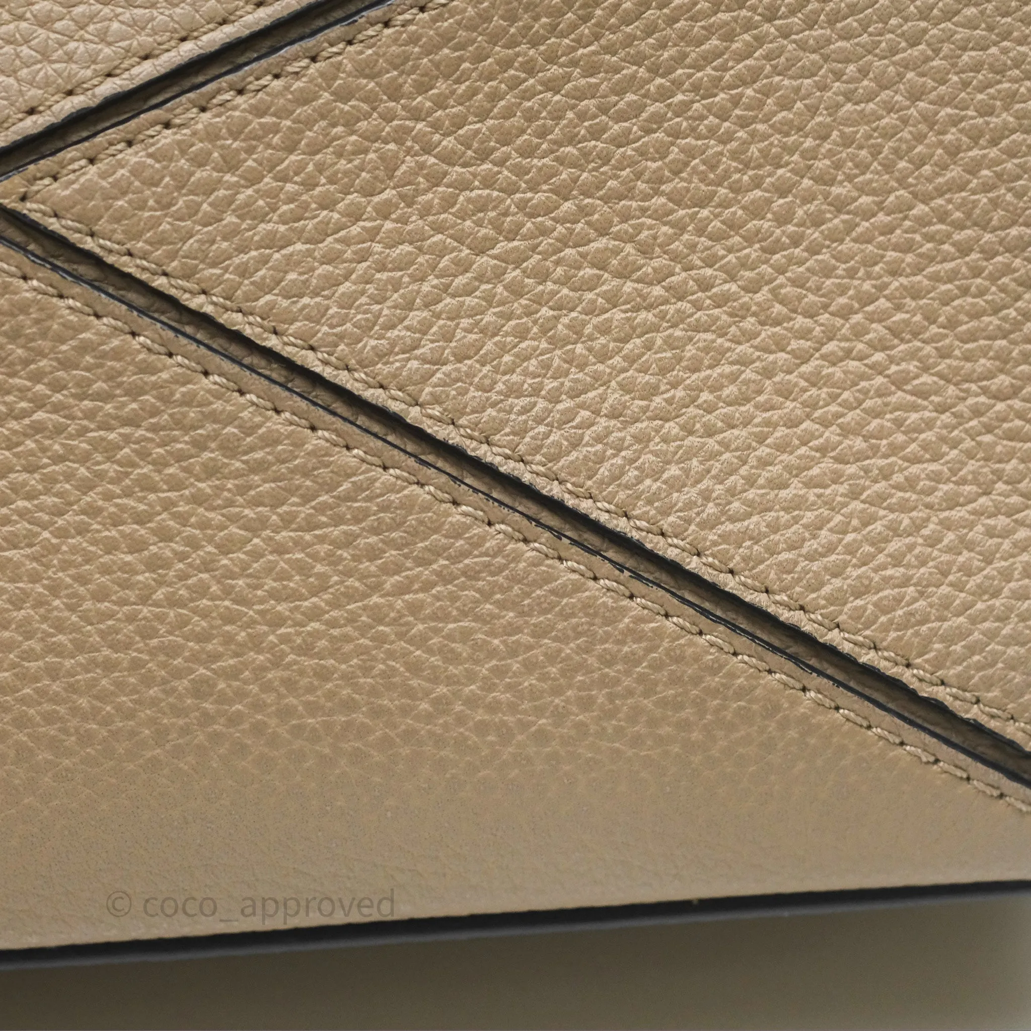 Loewe Mini Puzzle Bag Beige Calfskin